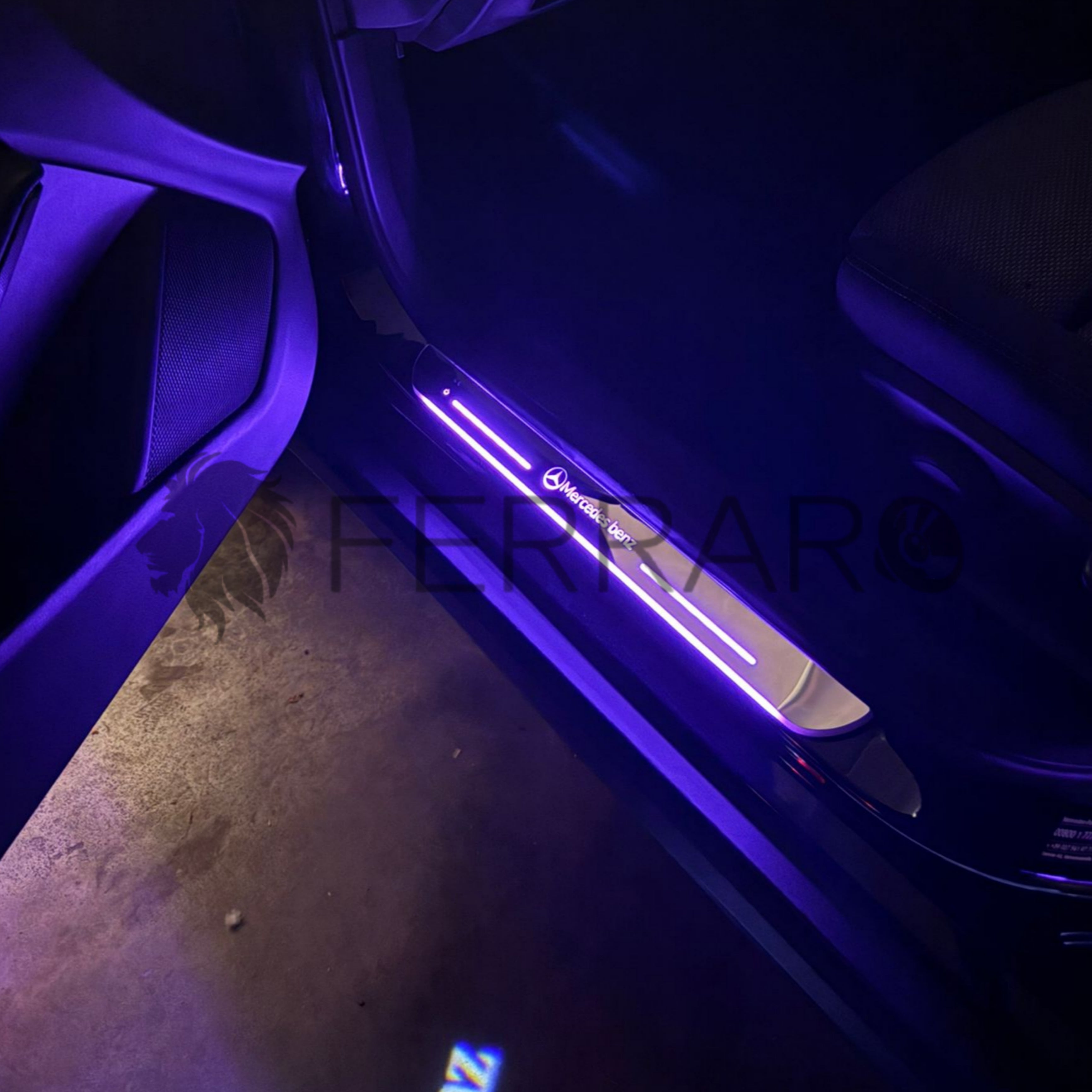 Kit Battitacco per Ford, LED, Senza Filo con Adesivo