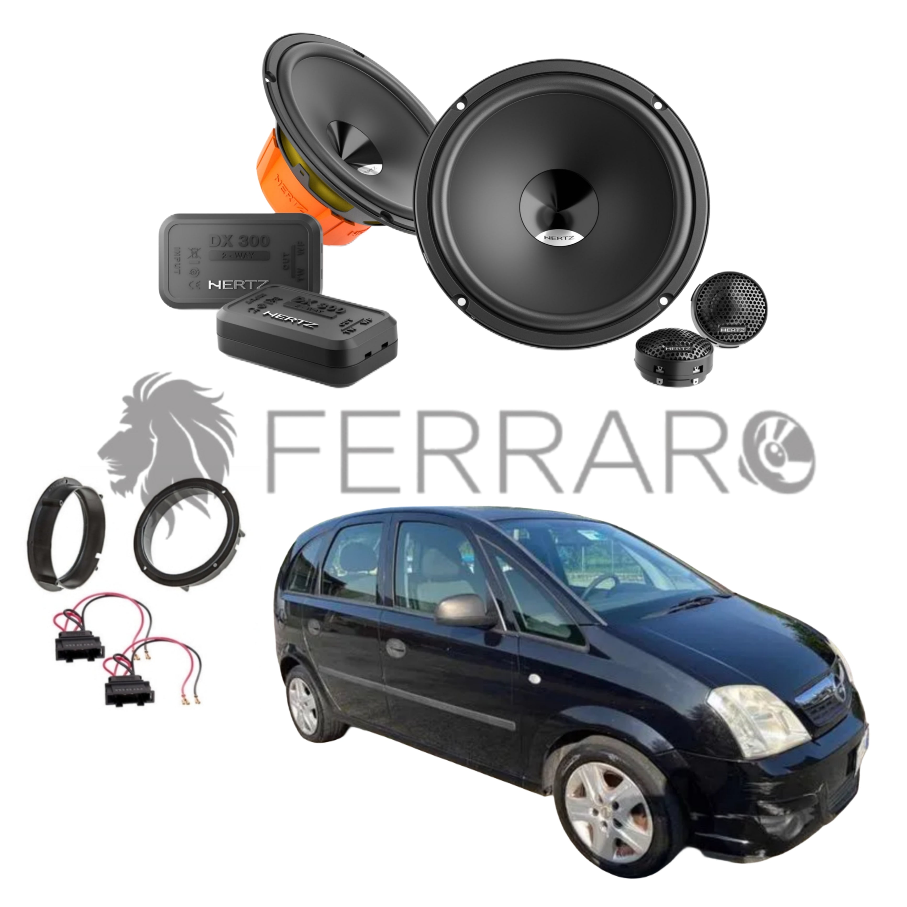 Hertz Kit 4 Casse | DSK 165.3 | Anteriori | Opel Meriva A (2003-2010)
