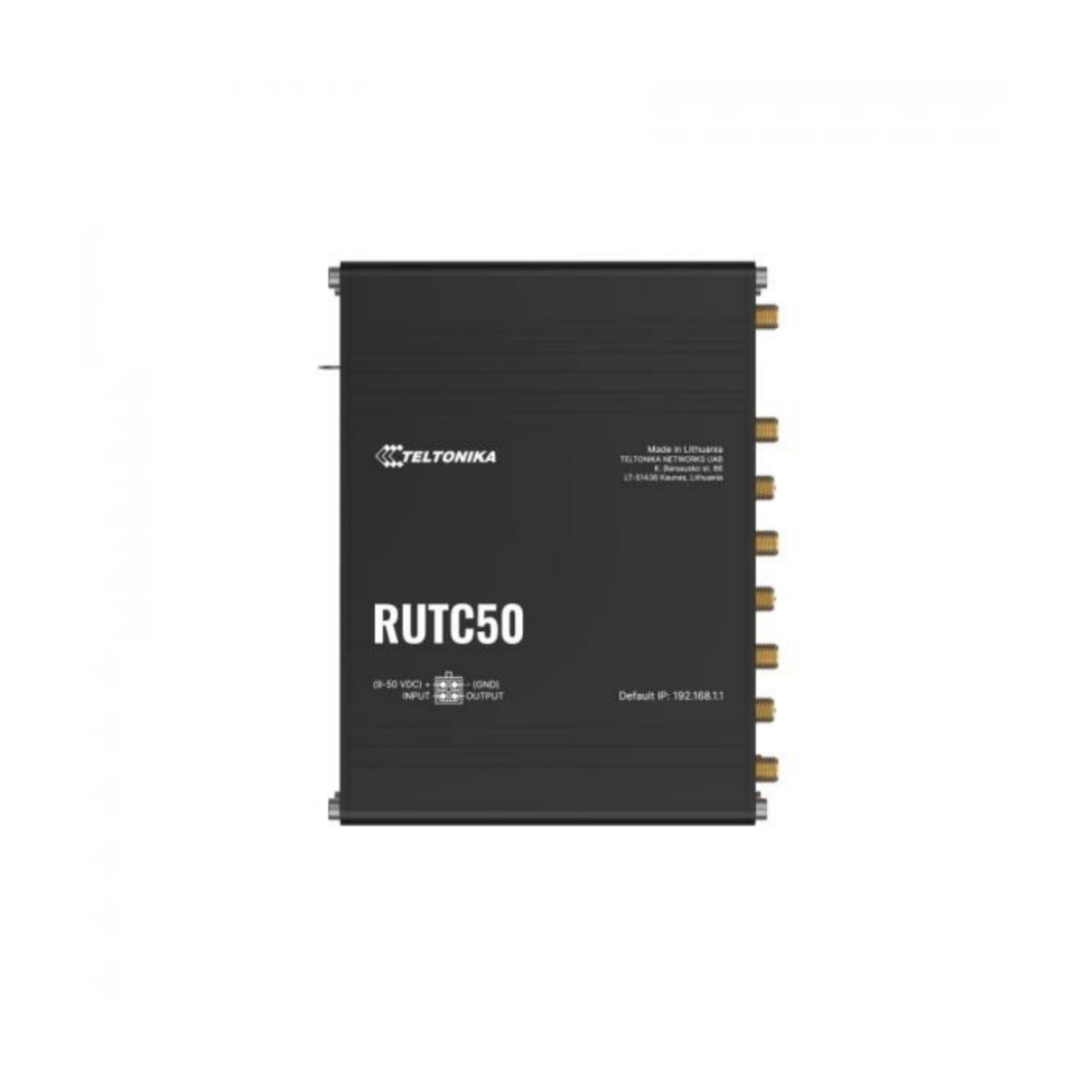 Teltonika RUTC50 | Router Wireless Gigabit Ethernet Dual-band (2.4 GHz/5 GHz) 5G Nero