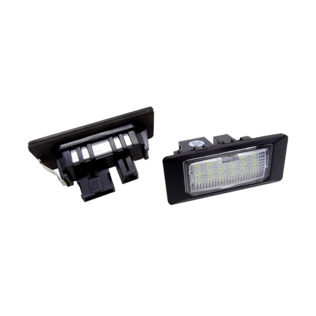 Set Luci Targa a Led per Audi, Volkswagen, (Compatibilità in Descrizione), Plug and Play