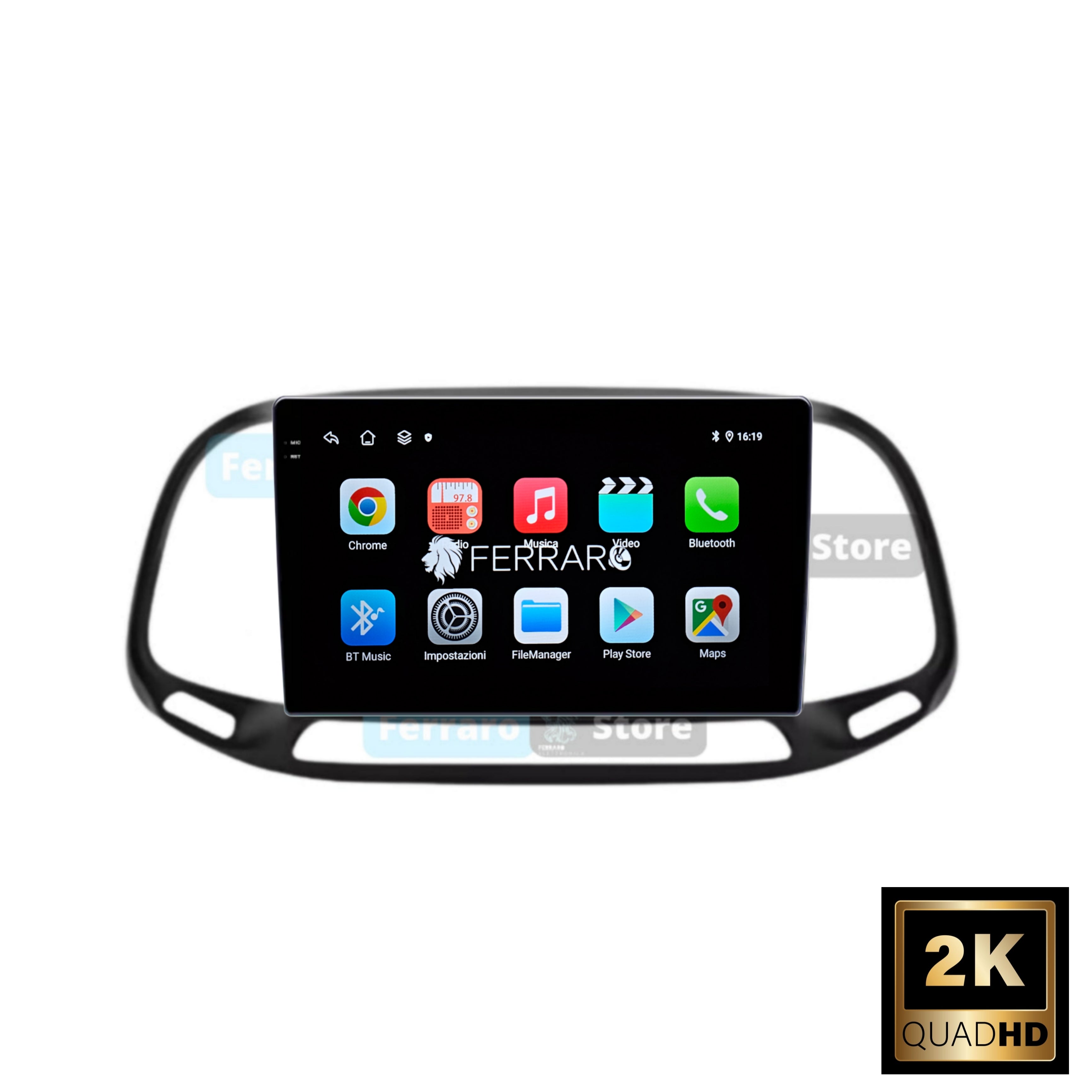 Autoradio per Fiat Doblo 9" 2K | 2015-2022 | Android | Bluetooth | CarPlay | Android Auto | 12/256GB Ram