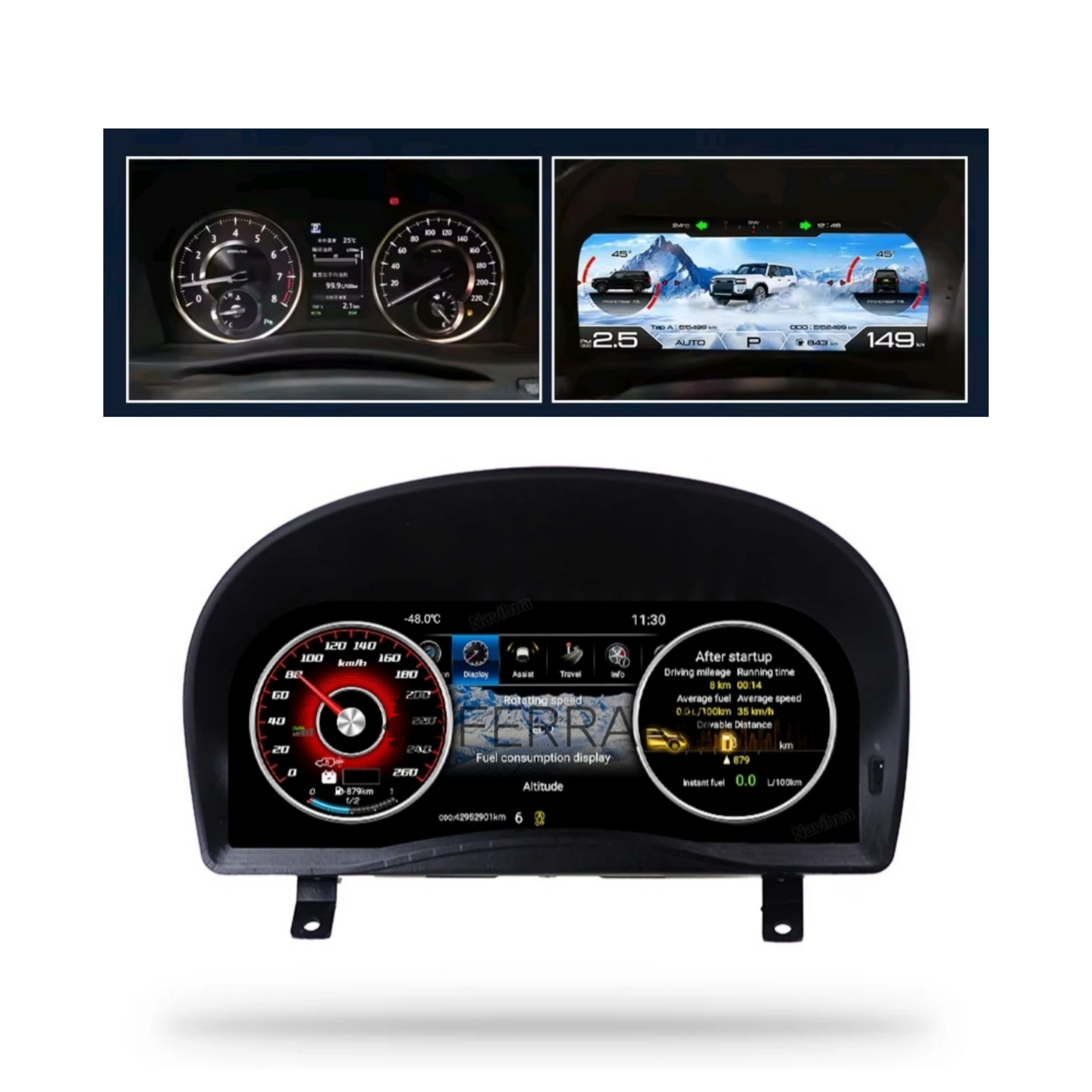 Virtual CockPit 12.3" | Toyota Aplhard (2008-2014) | HD Ultra