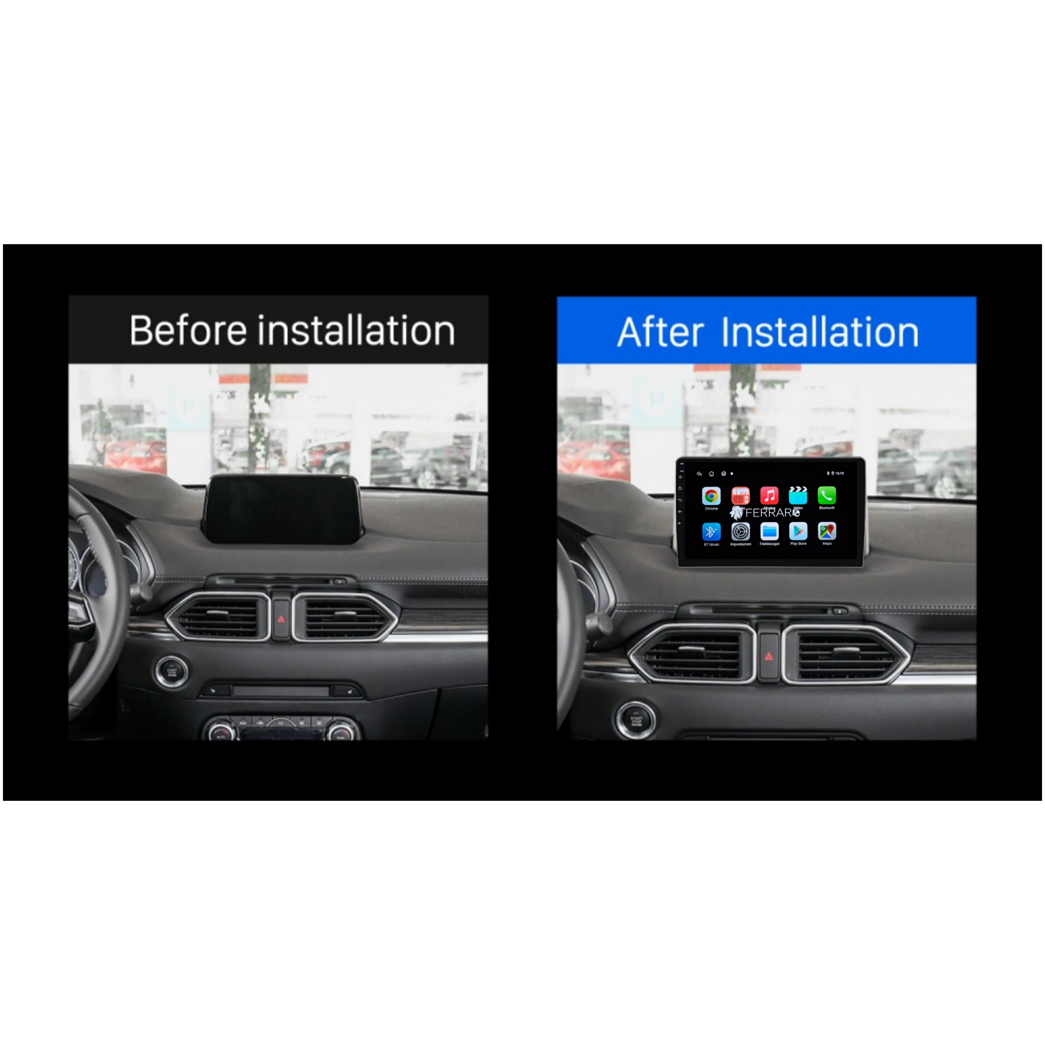 Autoradio per Mazda CX5 | CX-5 | CX 5 KF 9" | 2017-2021 | Android | Bluetooth | CarPlay | Android Auto | 2GB/4GB/6GB/8GB Ram