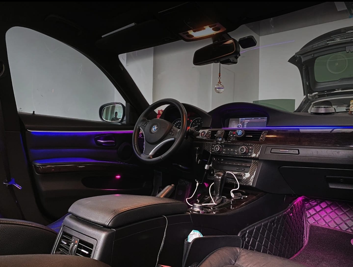 Ambient Light per BMW Serie 3 E90, E91 (2005-2013), 256 Colori RGB