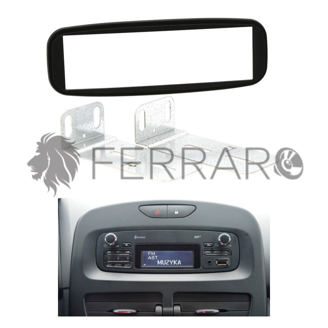 Mascherina Autoradio, 1DIN, Renault Clio dal 2012