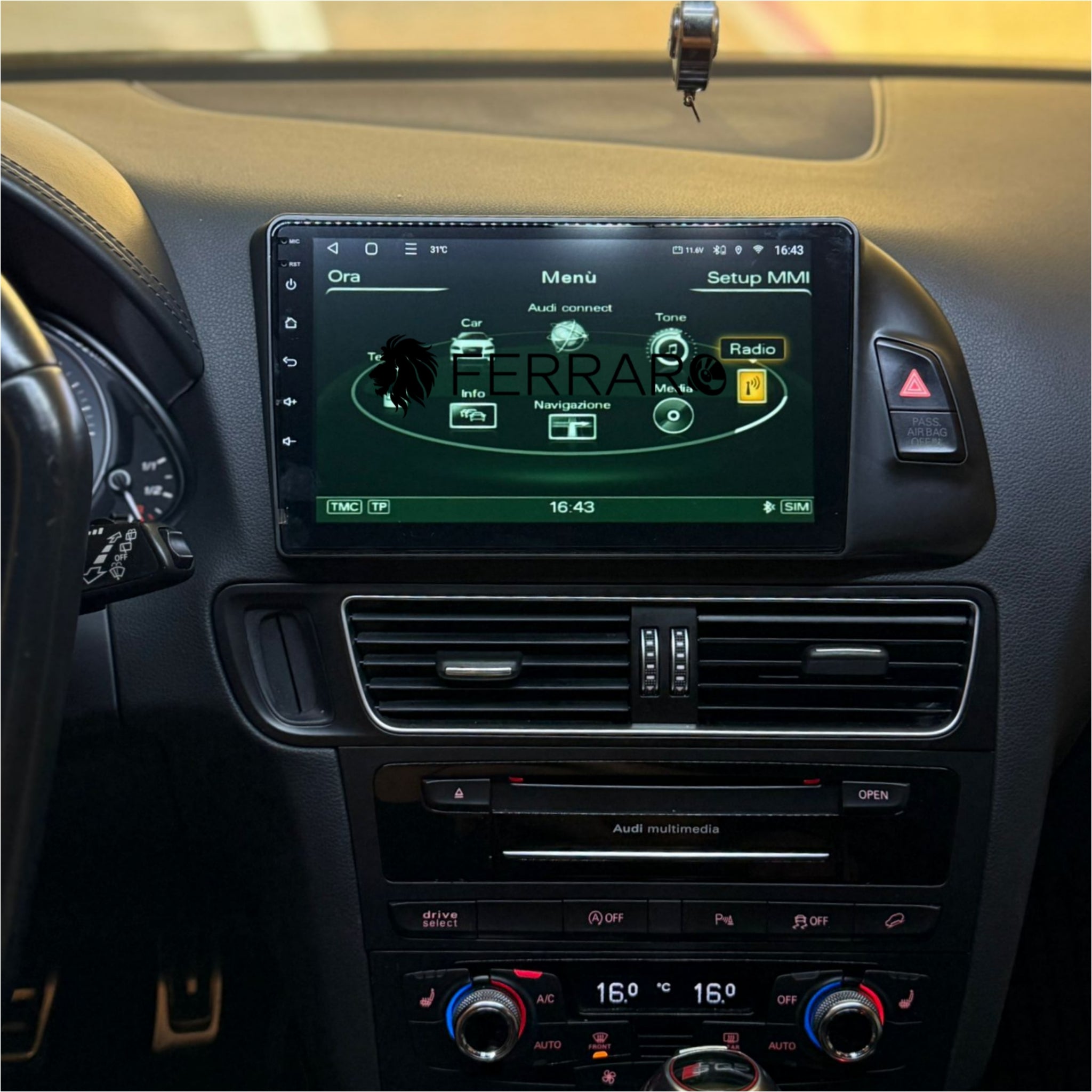 Autoradio per Audi Q5 9" | 2009-2018 | Android | Bluetooth | CarPlay | Android Auto | 2GB/4GB/6GB/8GB Ram