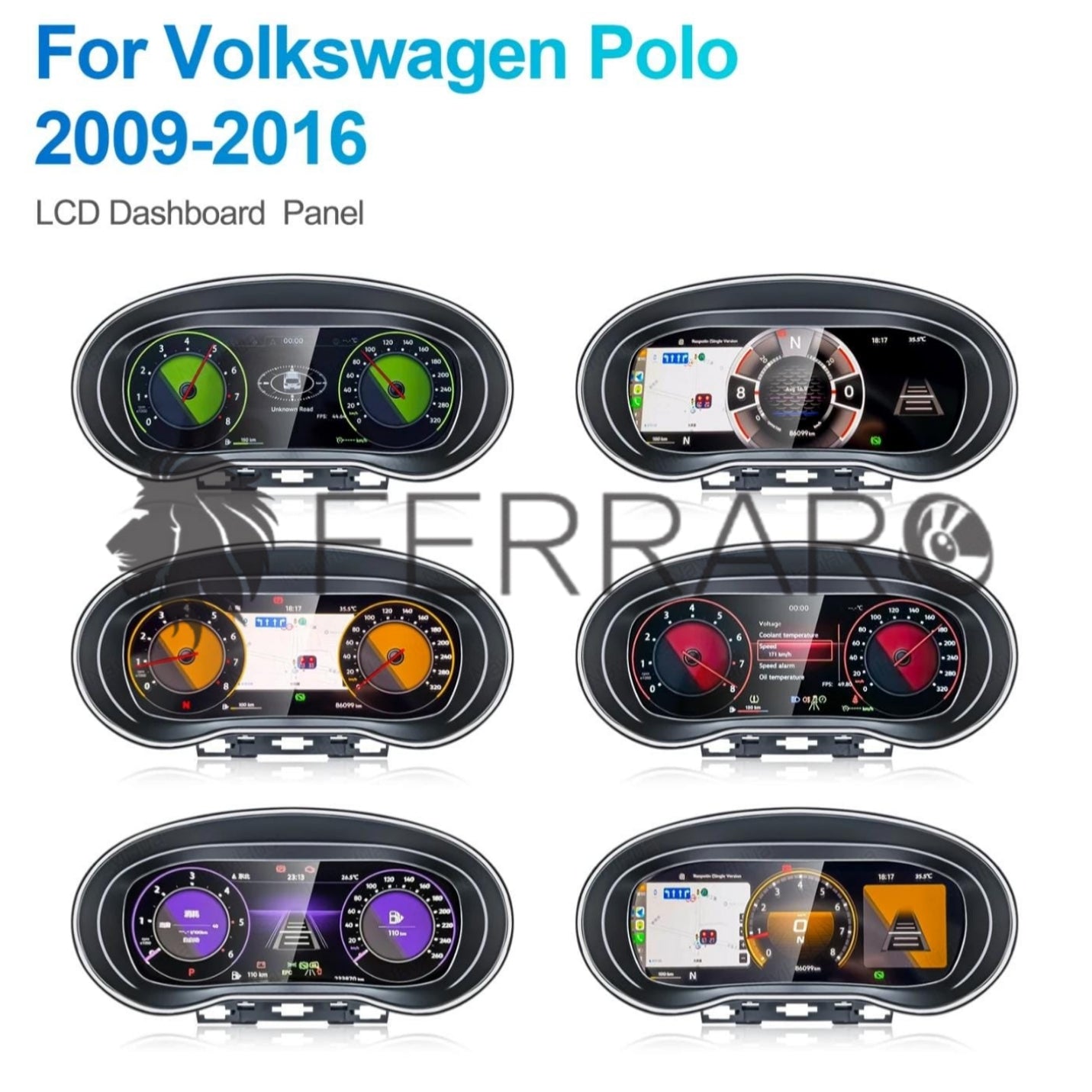Virtual CockPit 12.3" | Volkswagen Polo (2009-2016) | HD Ultra