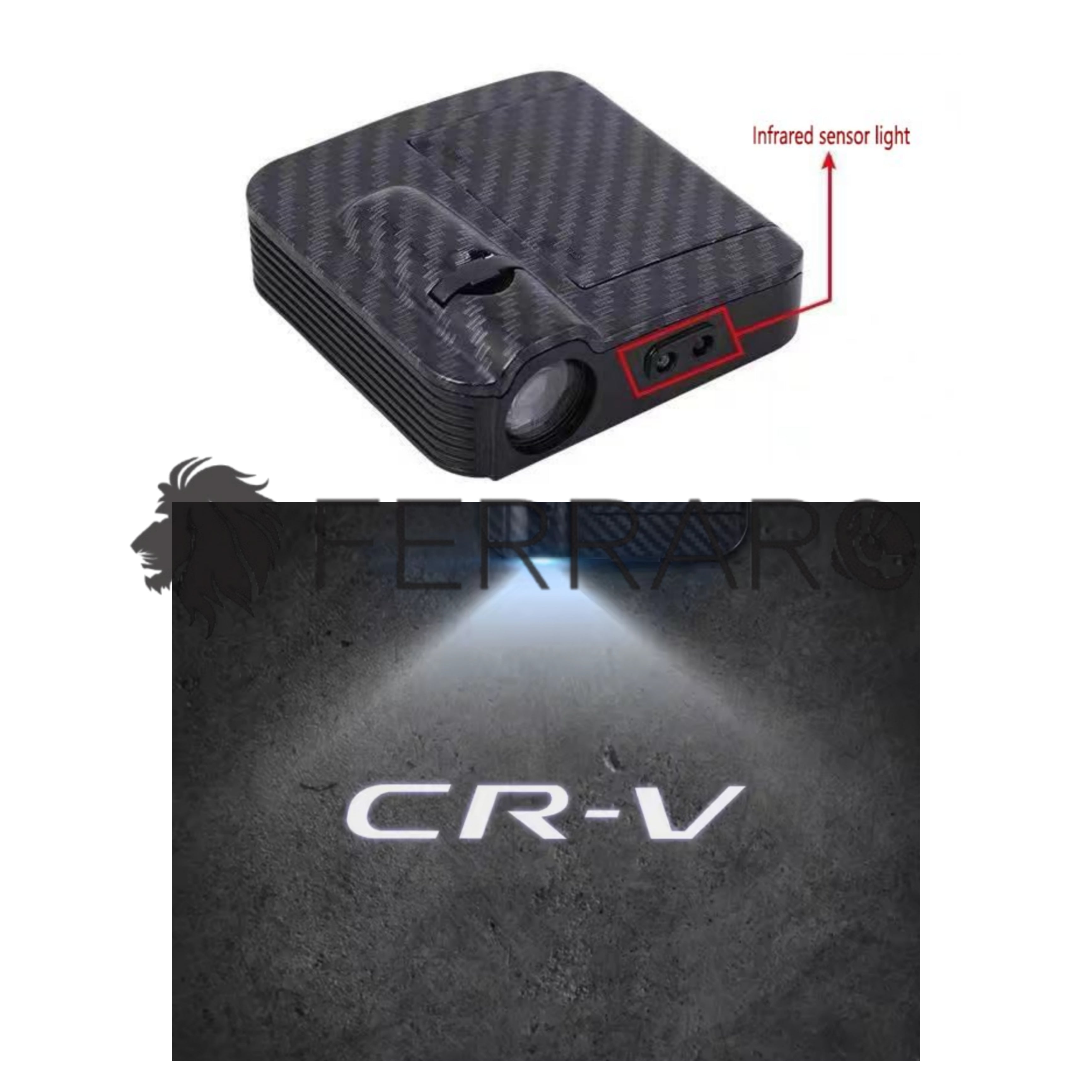 Luce Cortesia Honda CR-V | Universale | Adesivo | Batteria (NO INCL.)