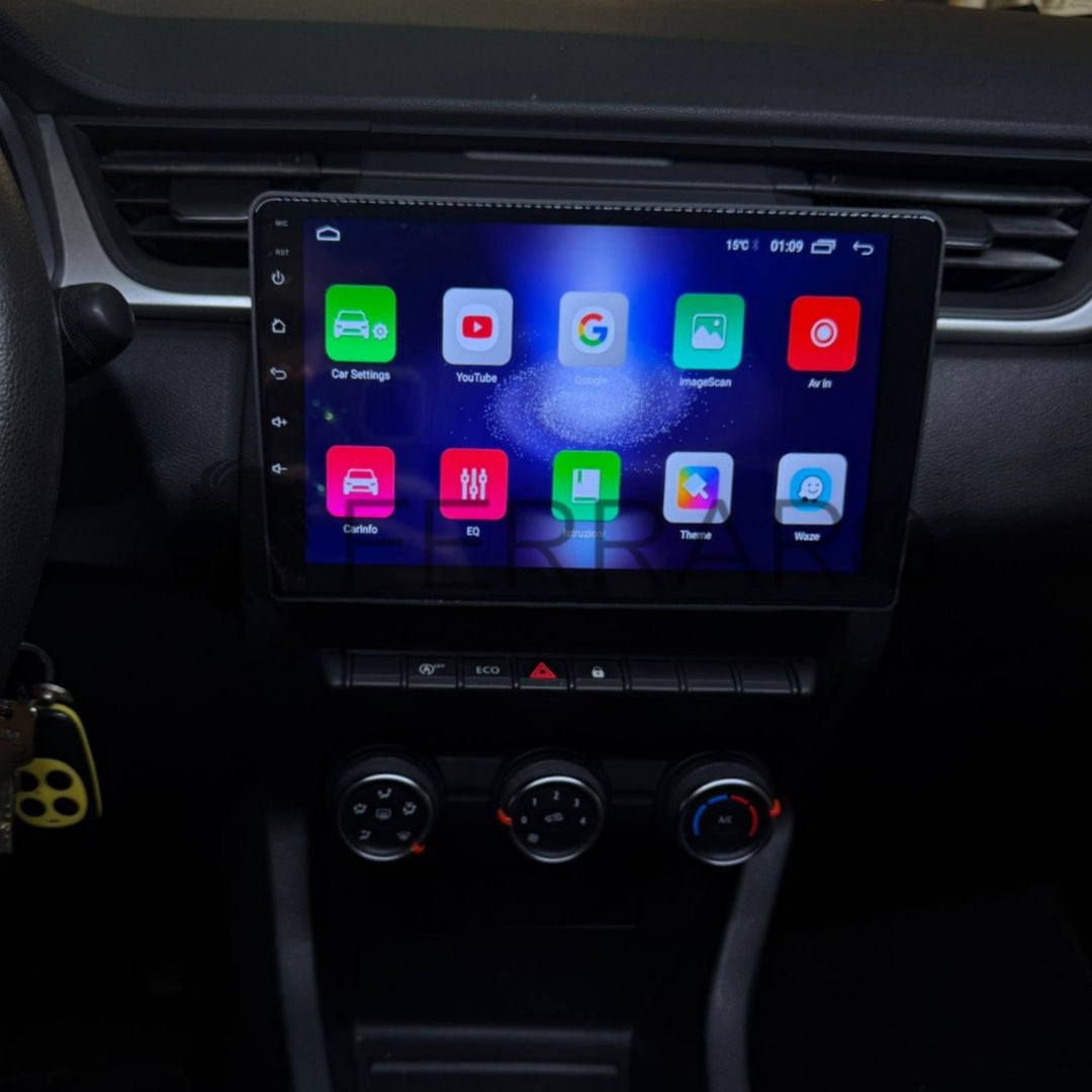 Autoradio per Renault Captur 9" 2K (2019-2024) Android, Bluetooth, CarPlay, Android Auto, 12/256GB Ram