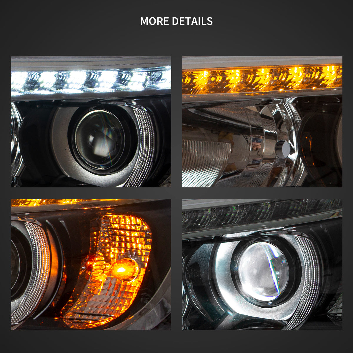 Fanali Anteriore Completo per Toyota Hilux SR5 (2015-2020) a LED