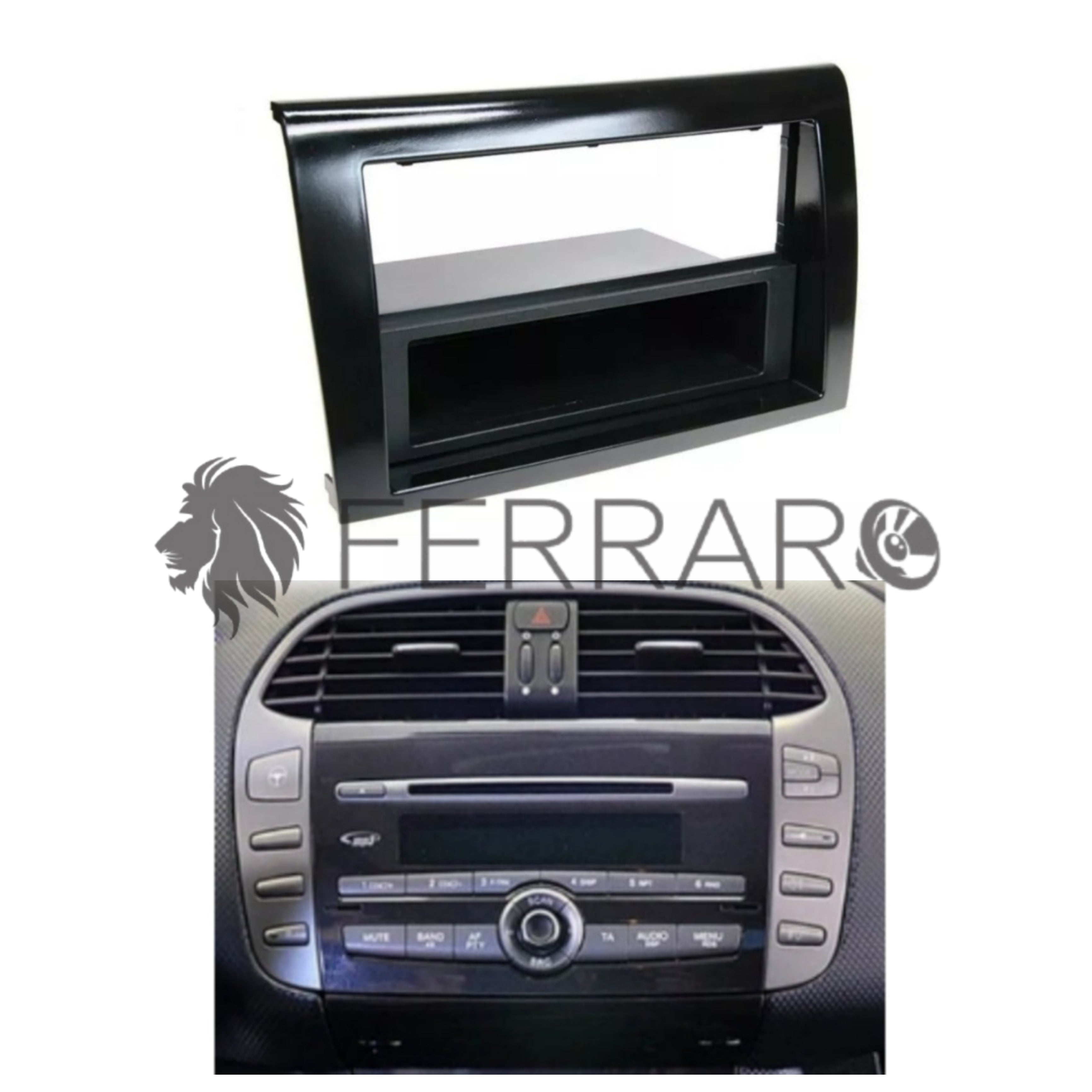 Mascherina 1DIN con Cassetto | Fiat Bravo dal 2007>