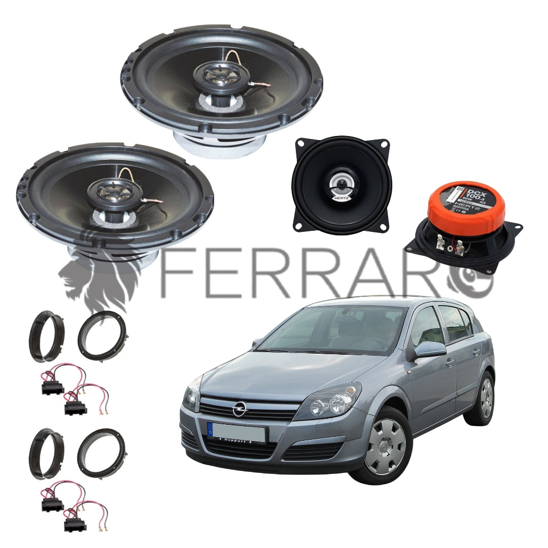 FerraroStore Kit 4 Casse | ASC-652PC | DCX 100.3 | Ant/Post | Opel Astra H