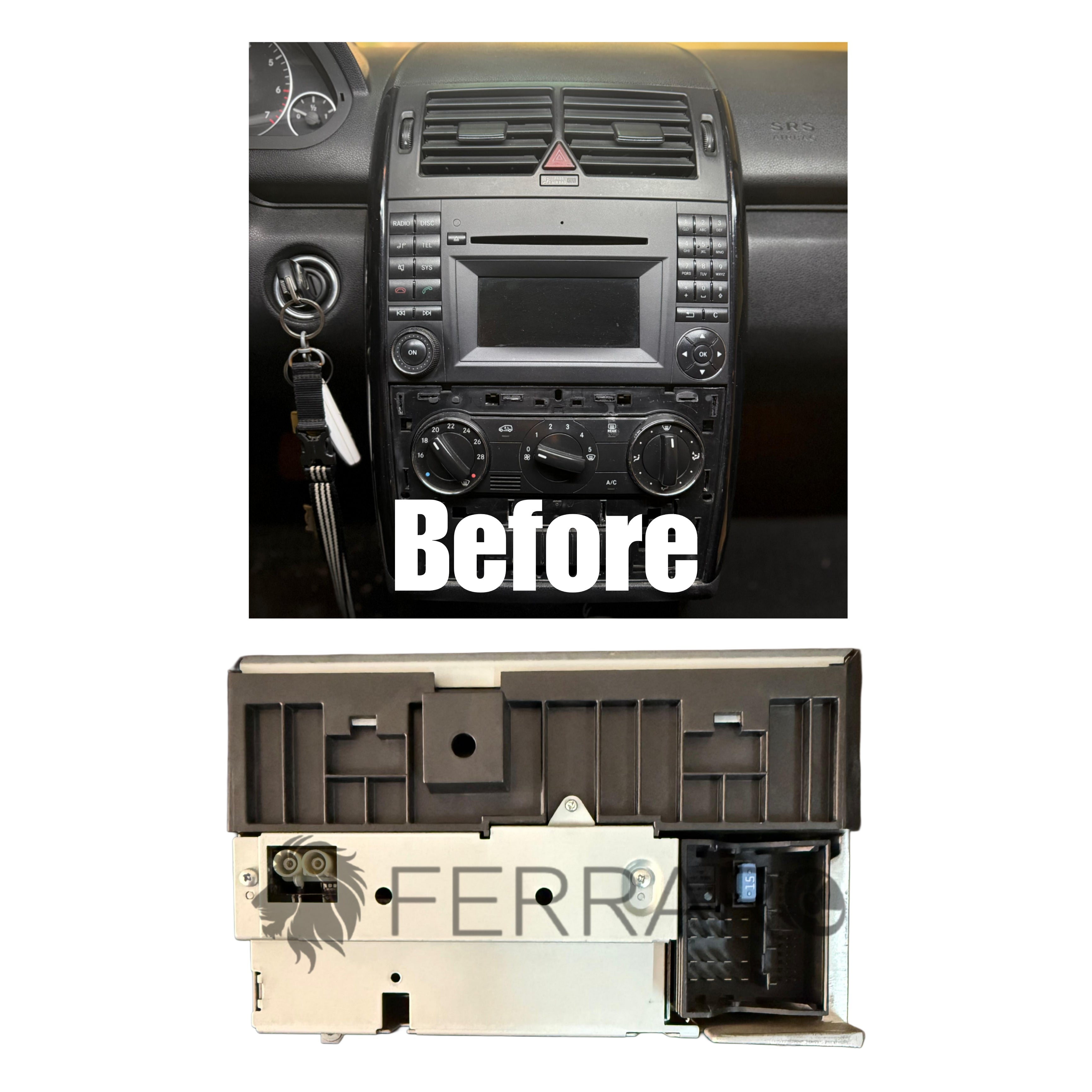 Autoradio per Mercedes Classe A/B 9" | 2004-2012 | Android | Bluetooth | CarPlay | Android Auto | 2GB/4GB/6GB/8GB Ram