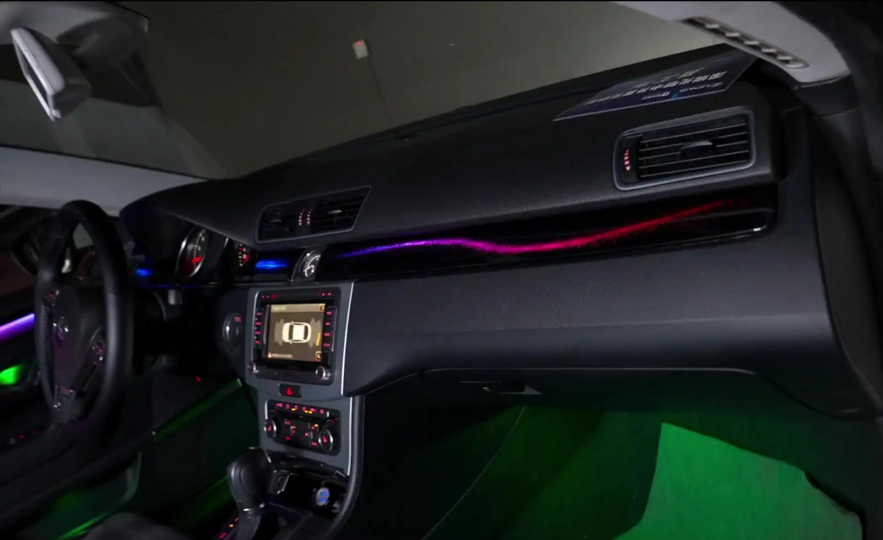 Ambient Light per Volkswagen CC Passat B7 (2011-2016), 256 Colori, APP