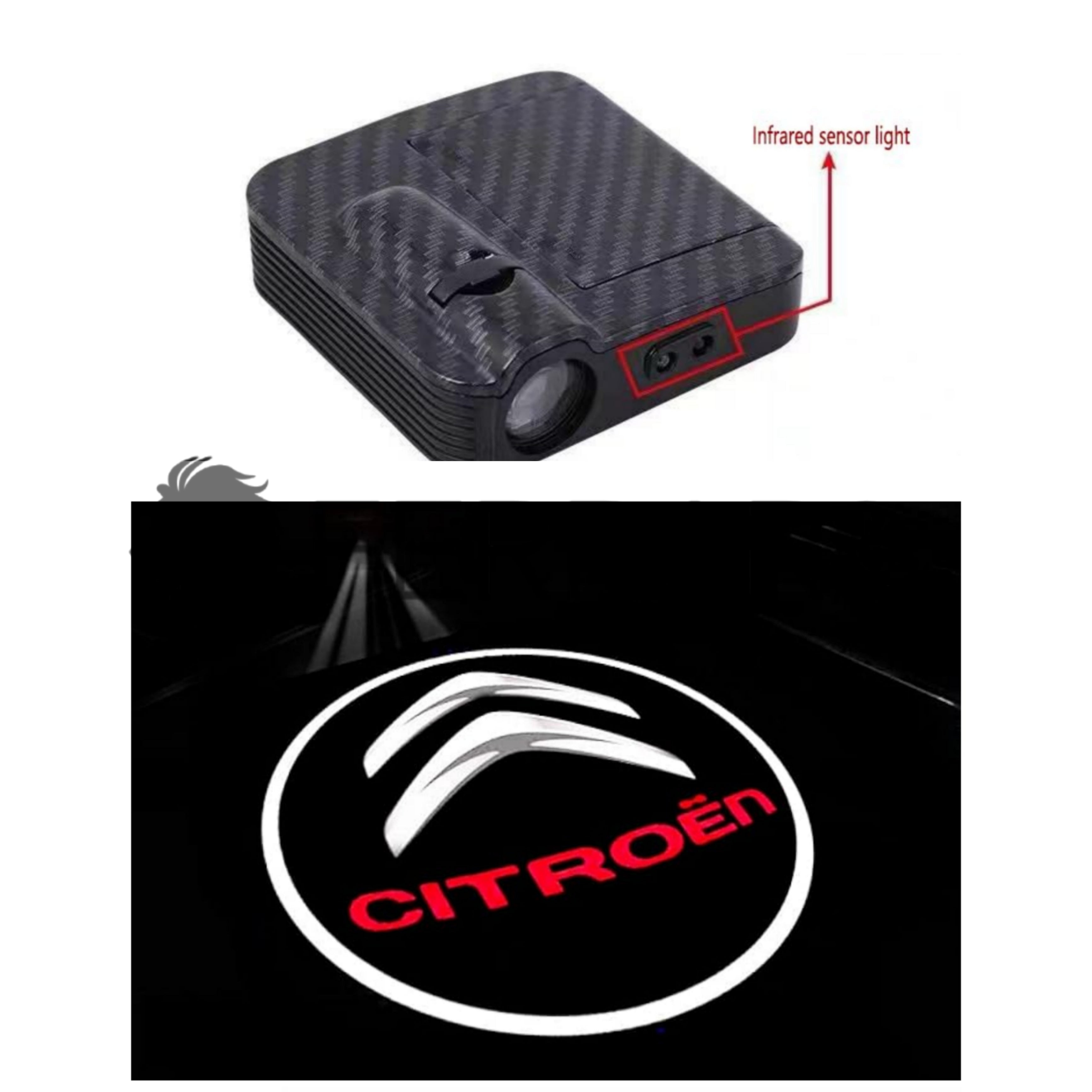 Luce Cortesia Citroen  | Universale | Adesivo | Batteria (NO INCL.)