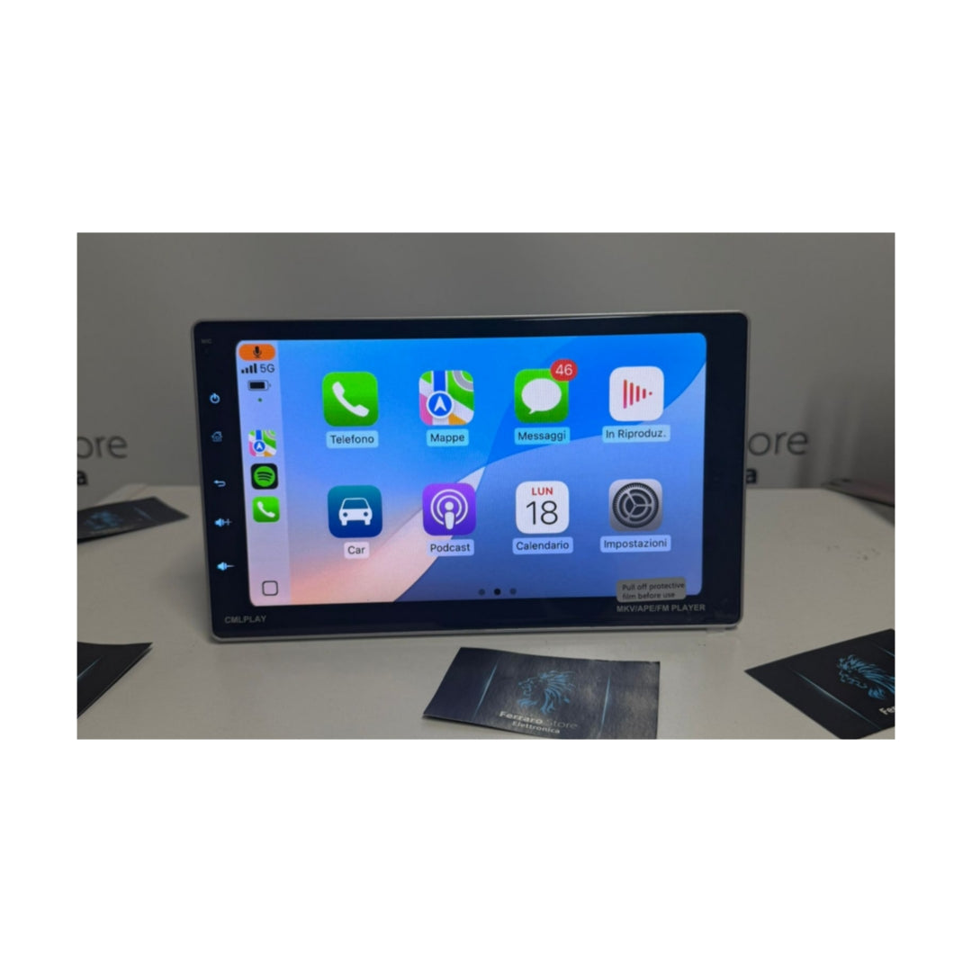 Autoradio Universale Estraibile | 1Din 9" Pollici | Android | Bluetooth | CarPlay | Android Auto | 2/32GB Ram