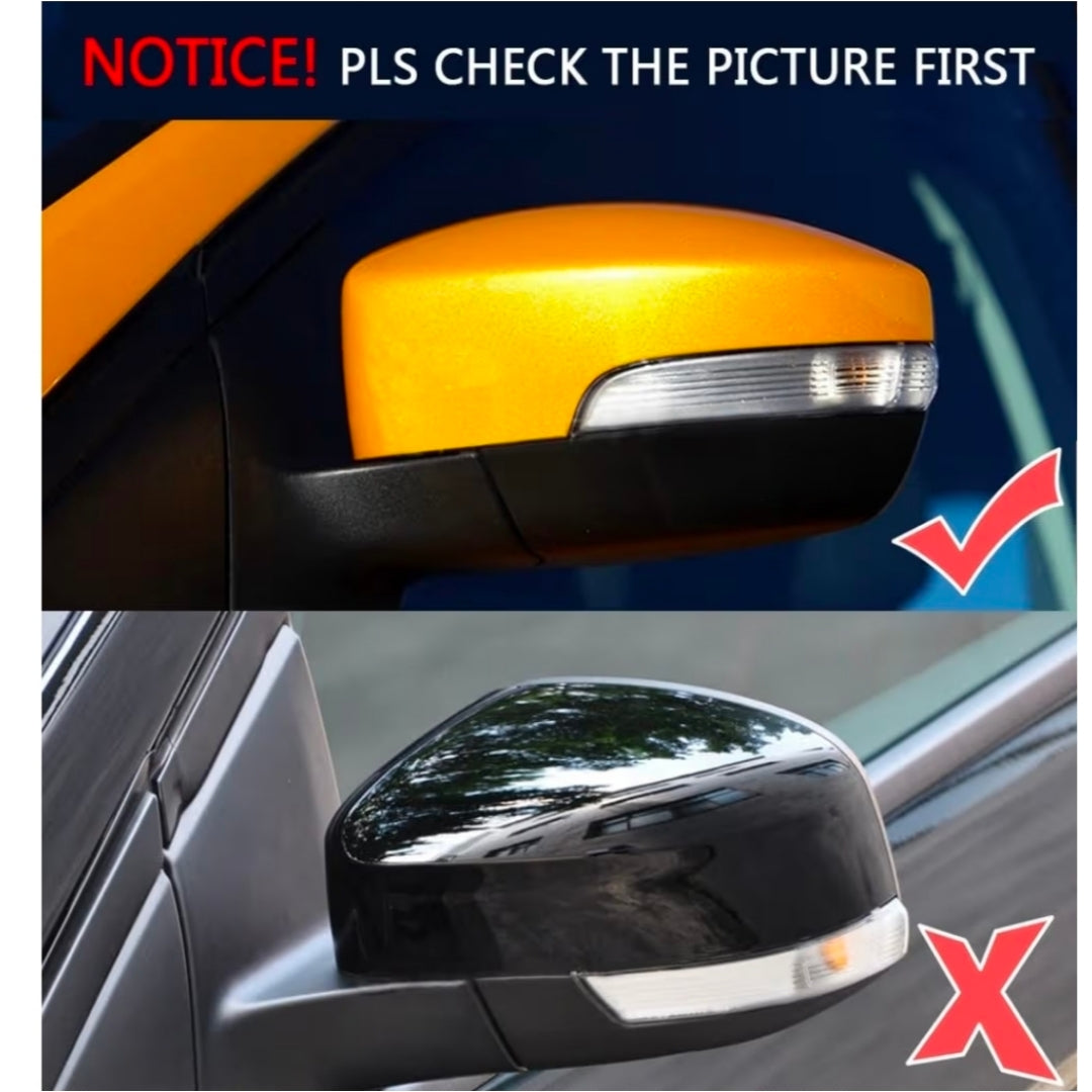 Specchietti Laterali Led per Ford Kuga, Ecosport, C-Max, S-Max, Focus MK3 (Compatibilità in Descrizione), Plug and Play