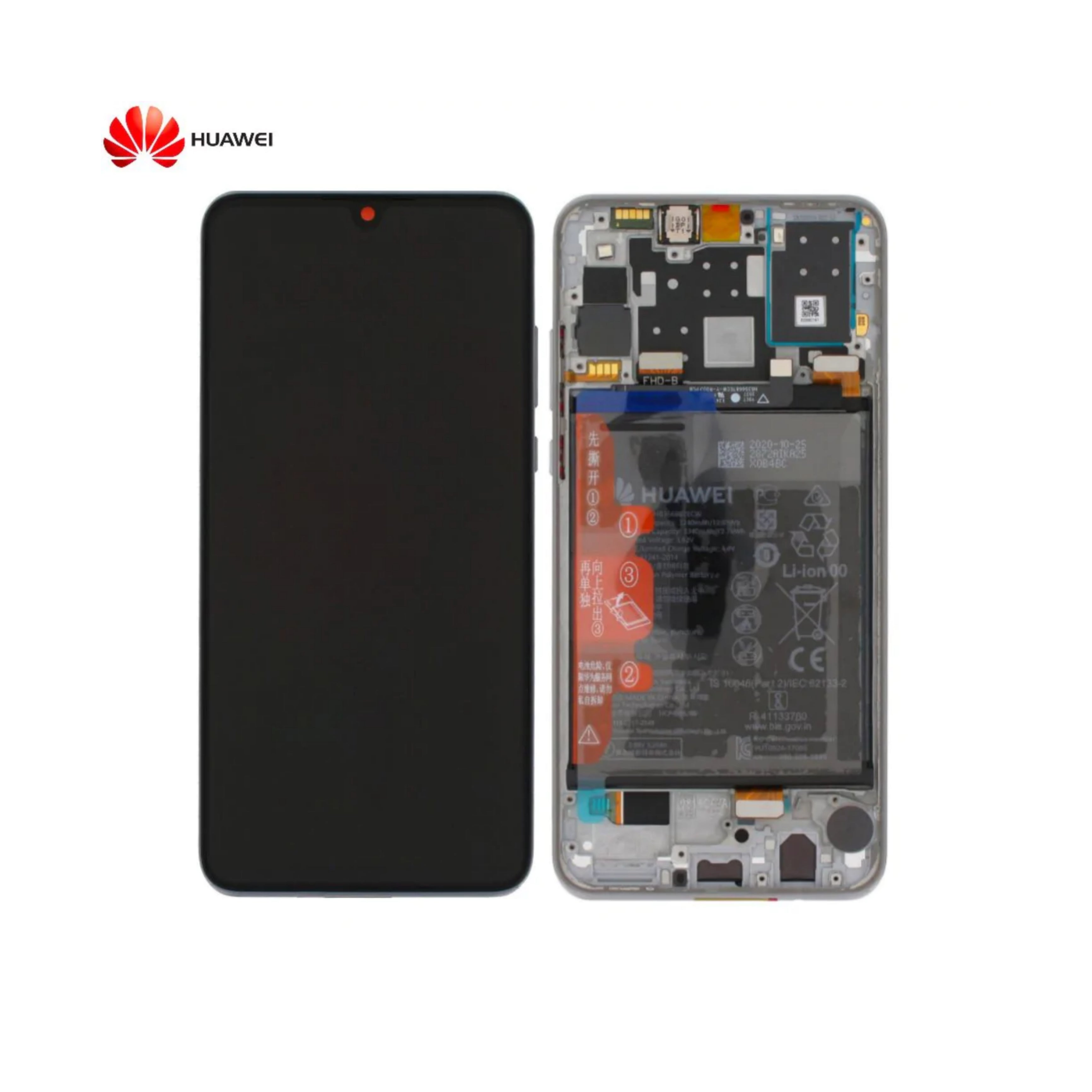 Huawei Display Originale | P30 Lite Global Versione 2020, Pearl White