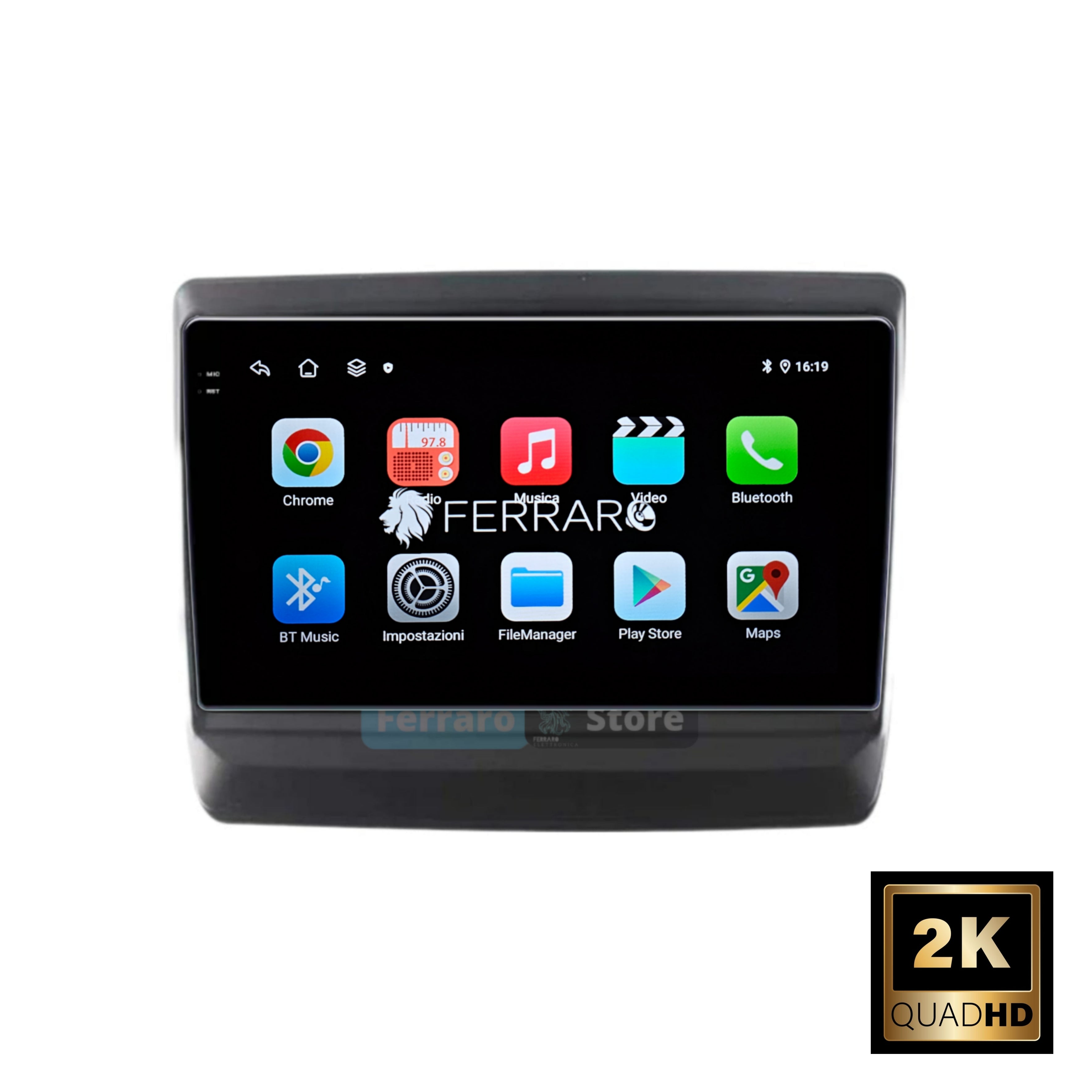 Autoradio per Isuzu D-Max 9" 2K | 2019-2021 | Android | Bluetooth | CarPlay | Android Auto | 12/256GB Ram