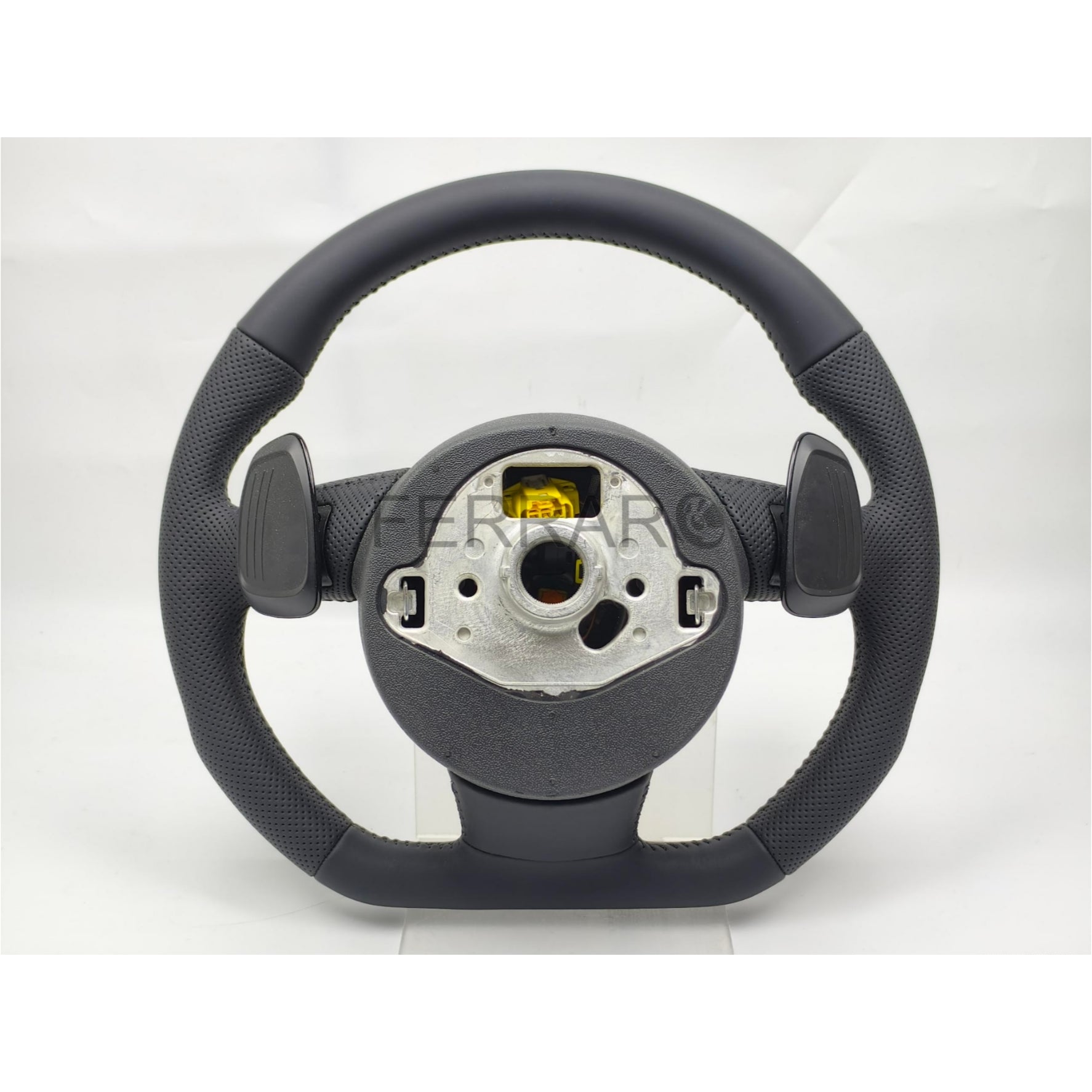 (PRENOTA) Volante per Audi, Pelle, Cucitura Nera, S