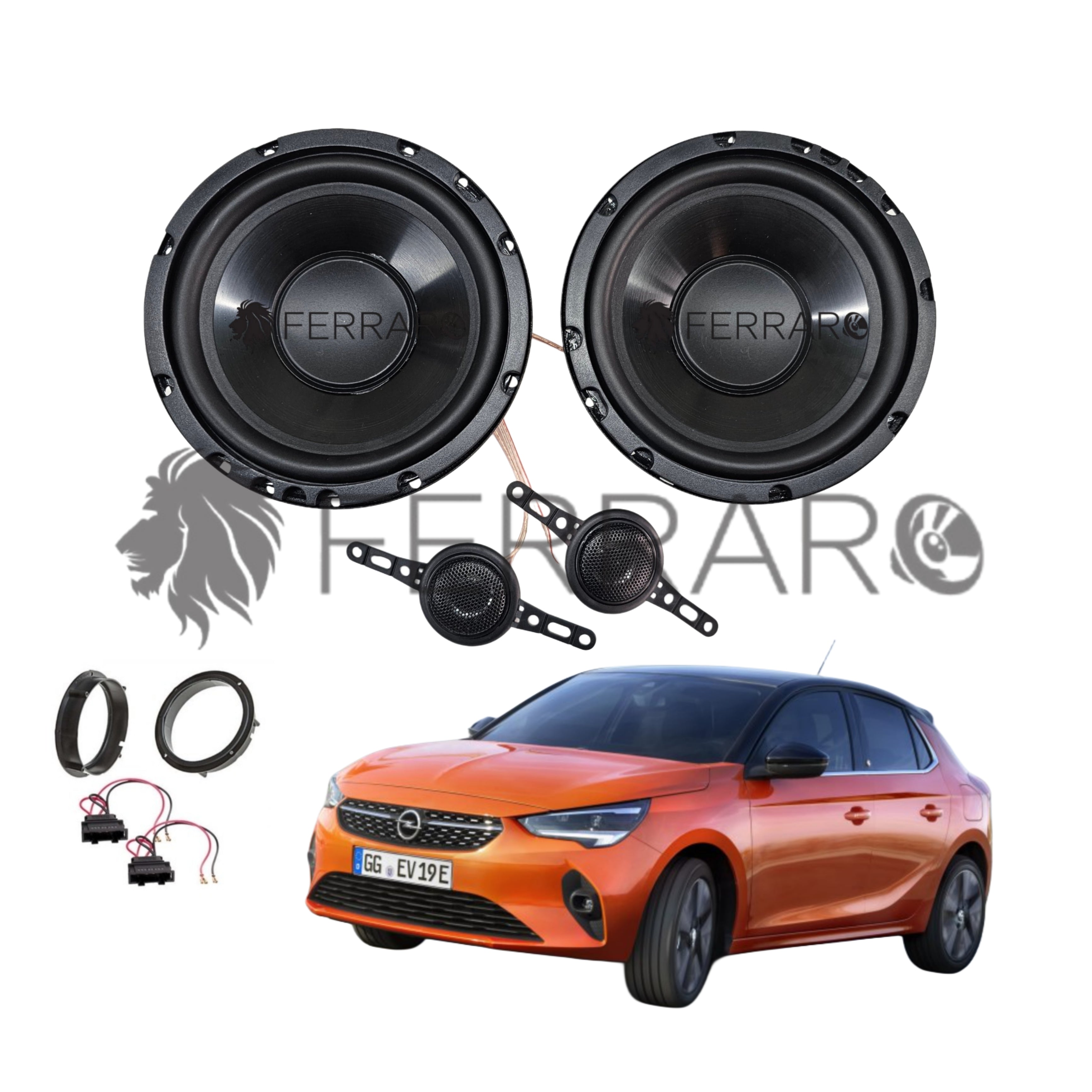 FerraroStore Kit 2 Altoparlanti | ASK-165.2 | Anteriori | Opel Corsa F dal 2019>