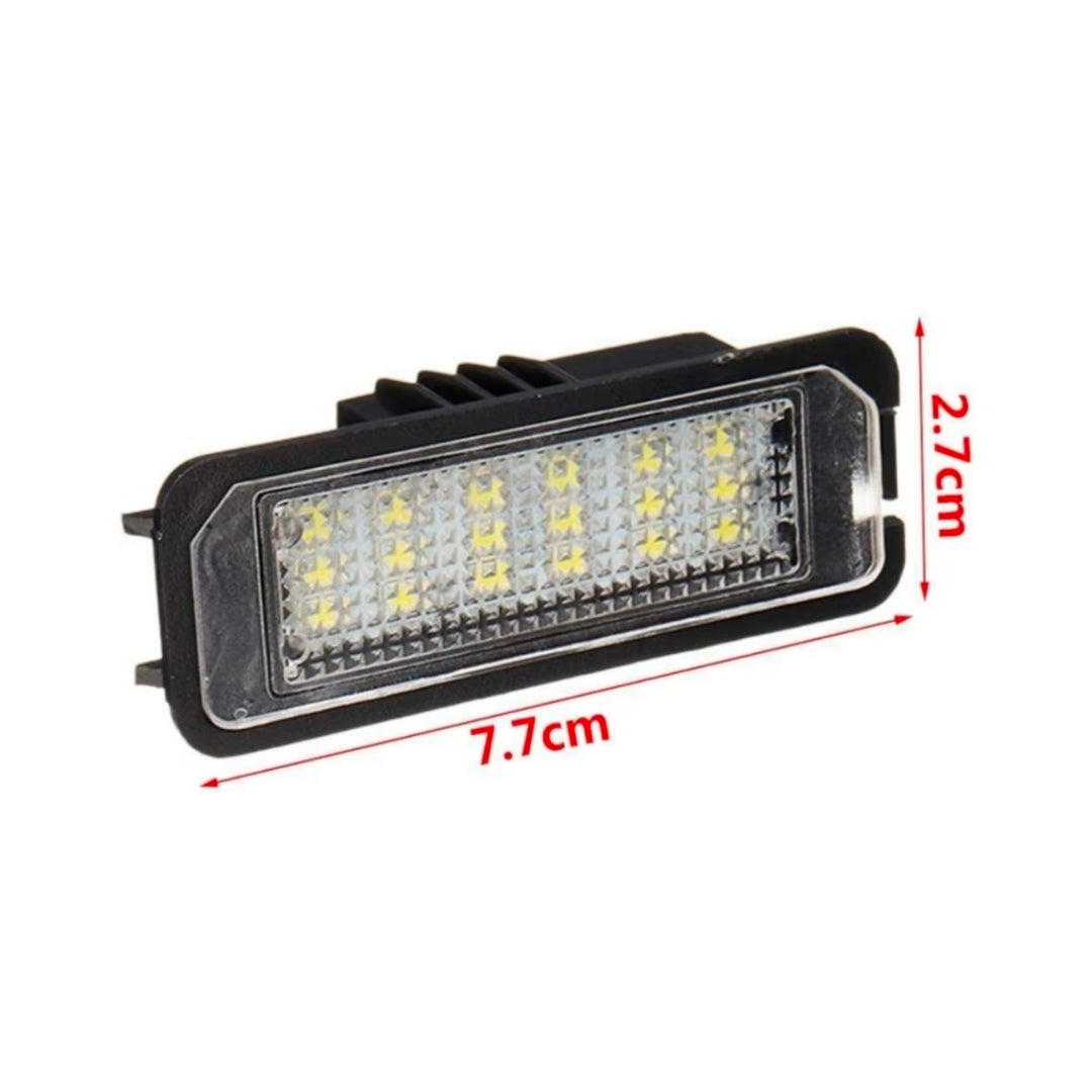 Set Luci Targa a Led per Volkswagen, Skoda (Compatibilità in Descrizione), Plug and Play