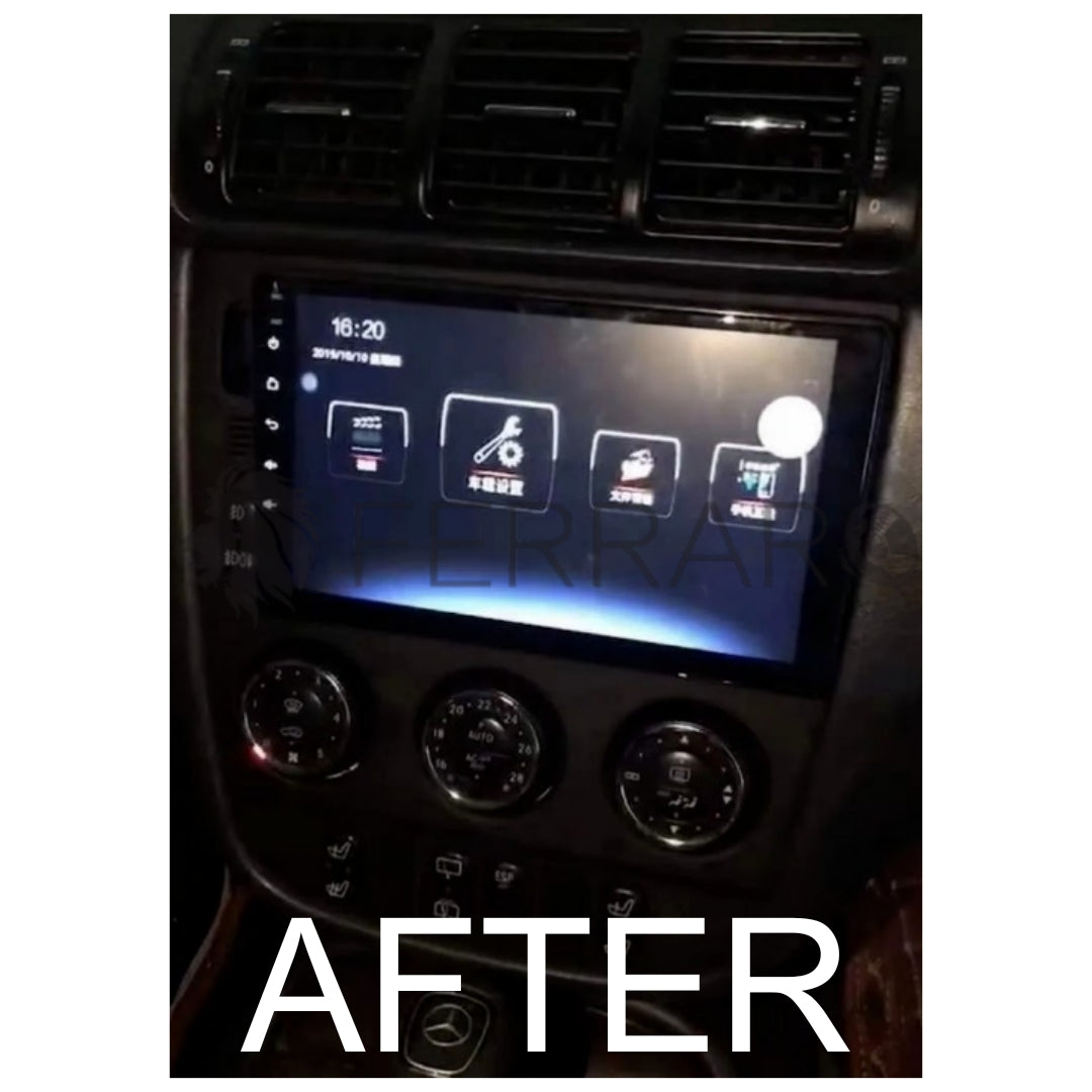 (PRENOTA) Autoradio per Mercedes ML W163 9" (2002-2005) Android, Bluetooth, CarPlay, Android Auto, 2GB/4GB/6GB/8GB Ram