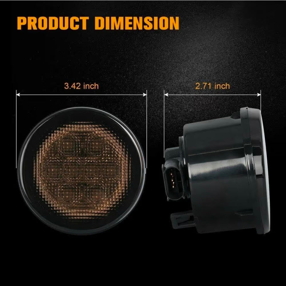 Indicatore Direzione Led per Jeep Wrangler (2007-2017), Plug and Play