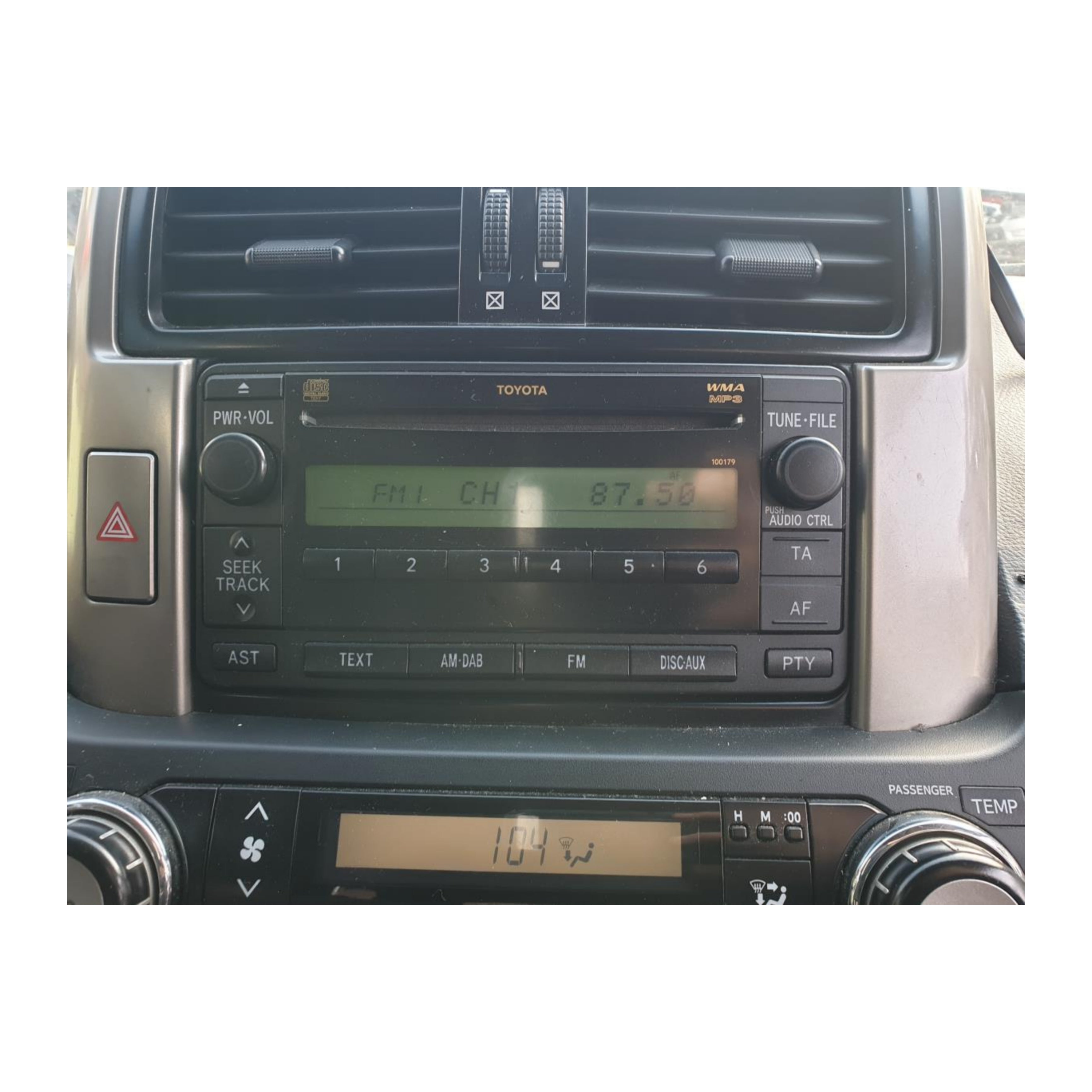 Autoradio per Toyota Prado 9" 2K | 2009-2013 | Android | Bluetooth | CarPlay | Android Auto | 12/256GB Ram