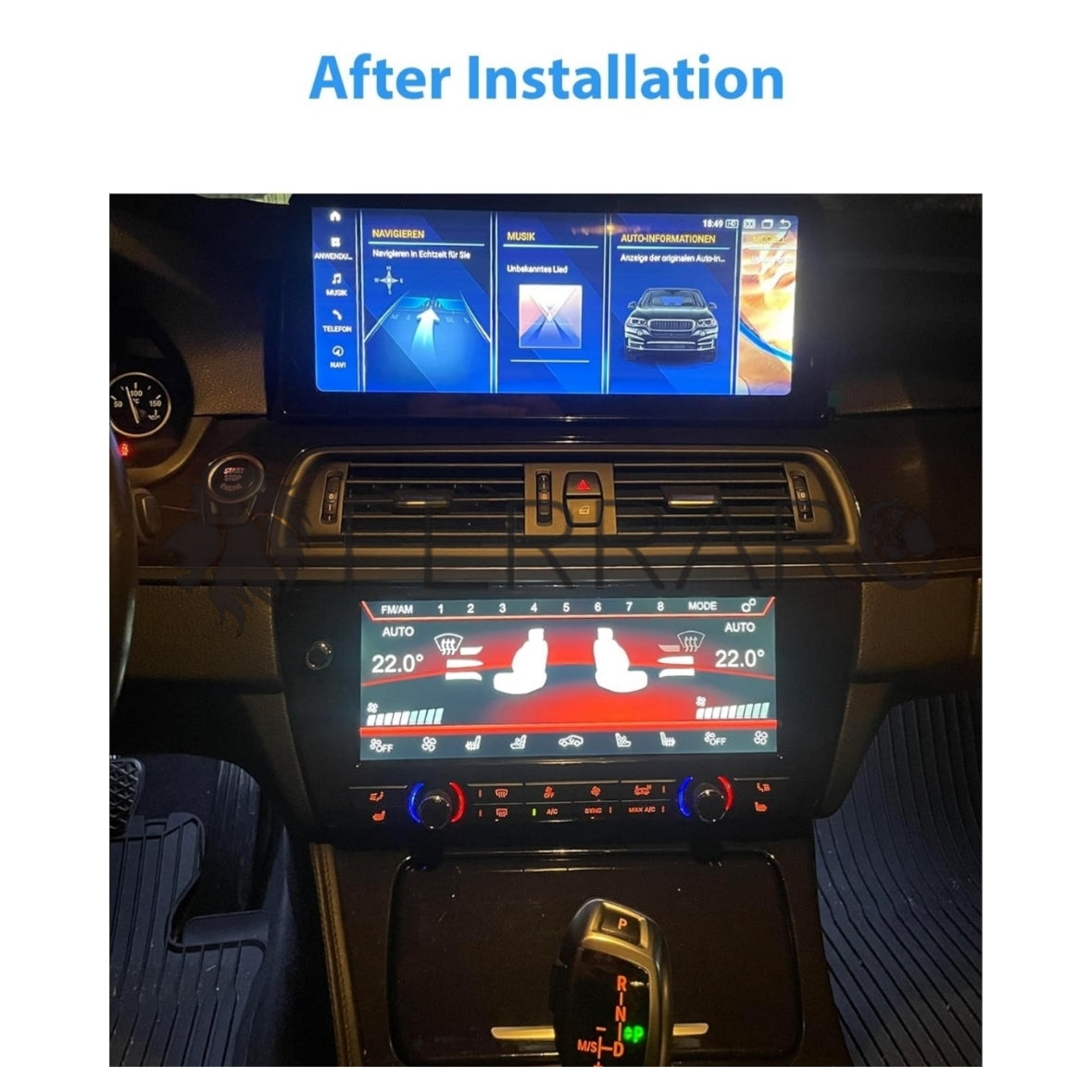 Controllo AC, 10.25" | Pannello di Controllo | BMW Serie 5 F10, F11 (2011-2017)