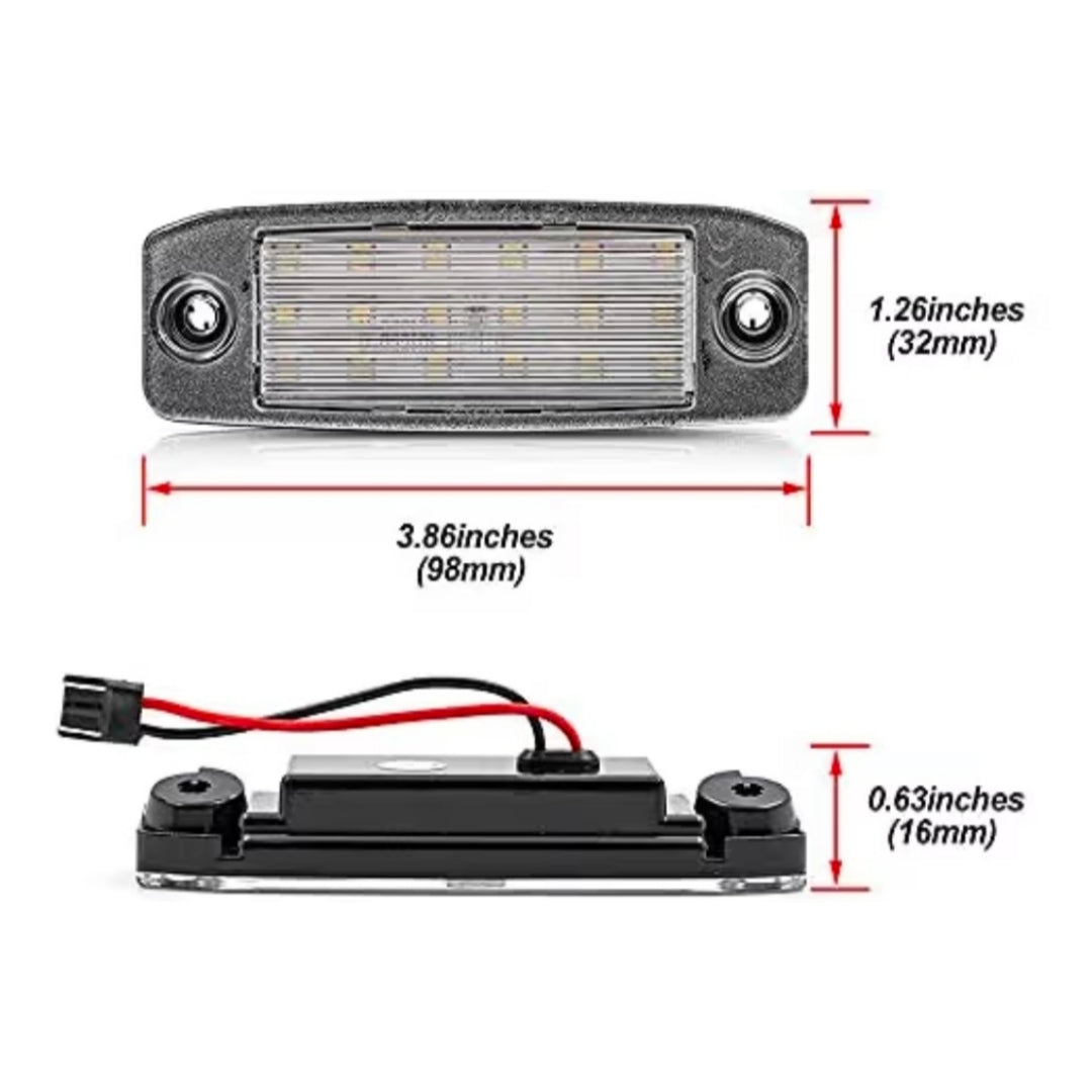 Set Luci Targa a Led per Kia Sportage, Hyundai Sonata (2010>), Plug and Play