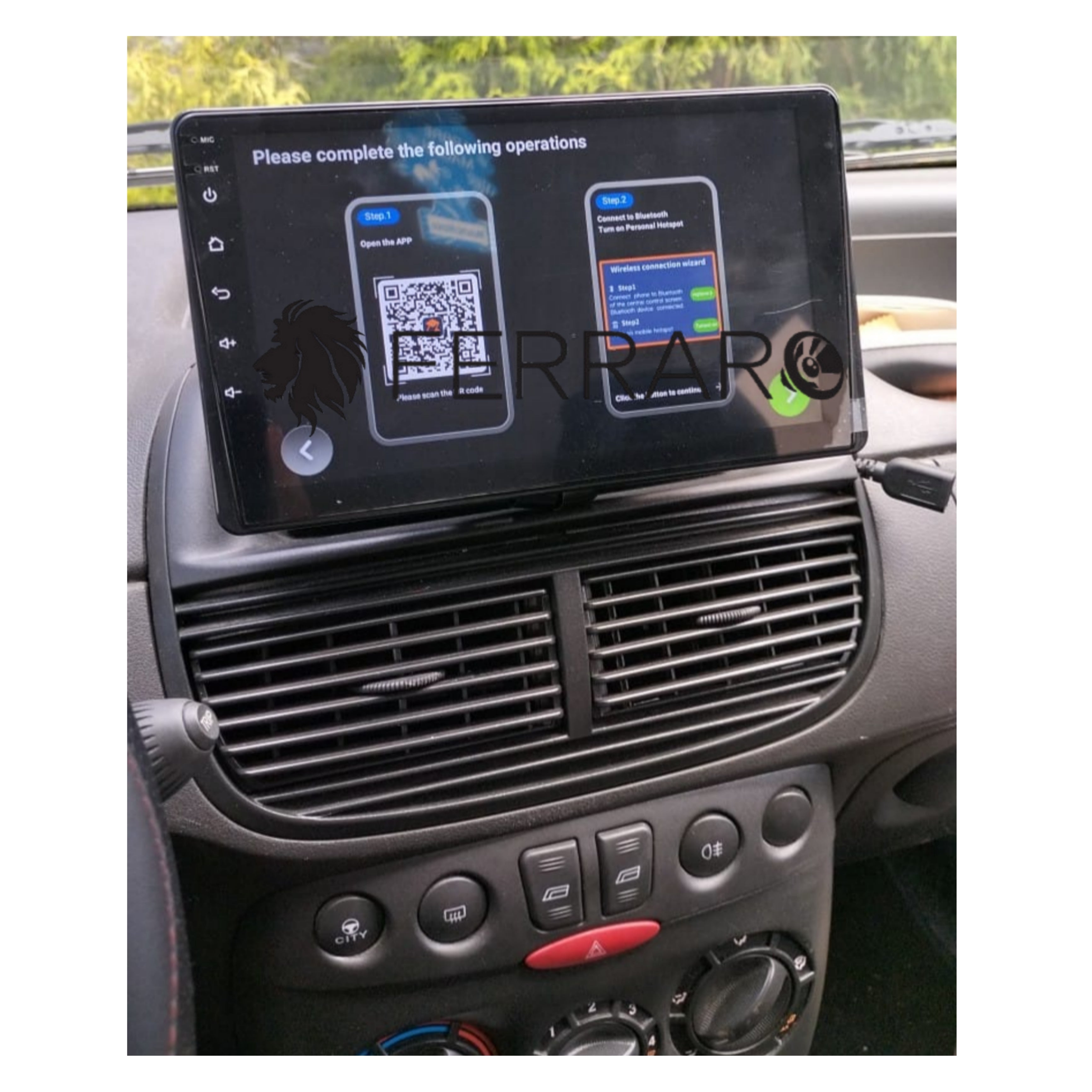 Autoradio per Fiat Punto 188 1Din 9" | 1999-2007 | Android | Bluetooth | Estraibile | CarPlay | Android Auto | 2/32GB Ram
