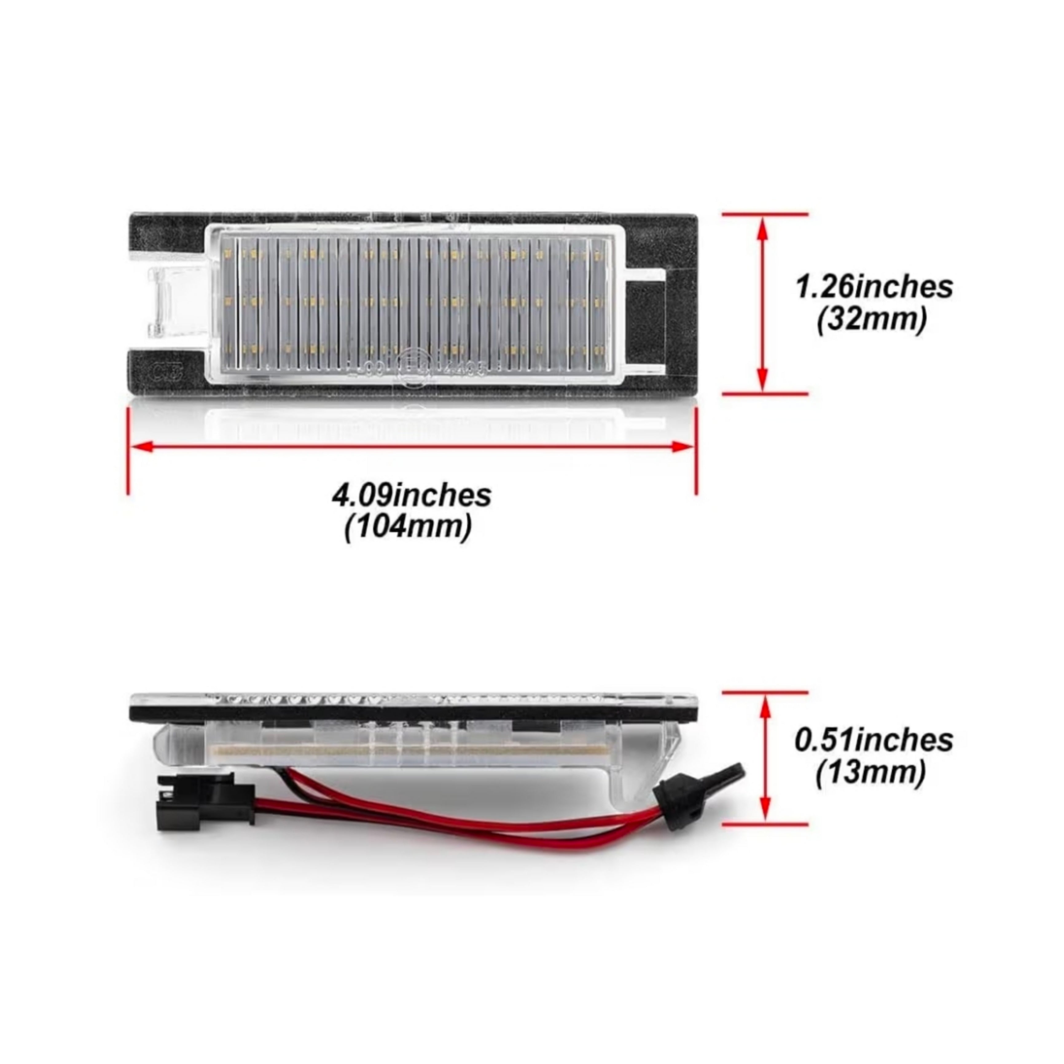 Set Luci Targa a Led per Jeep Renegade, Plug and Play