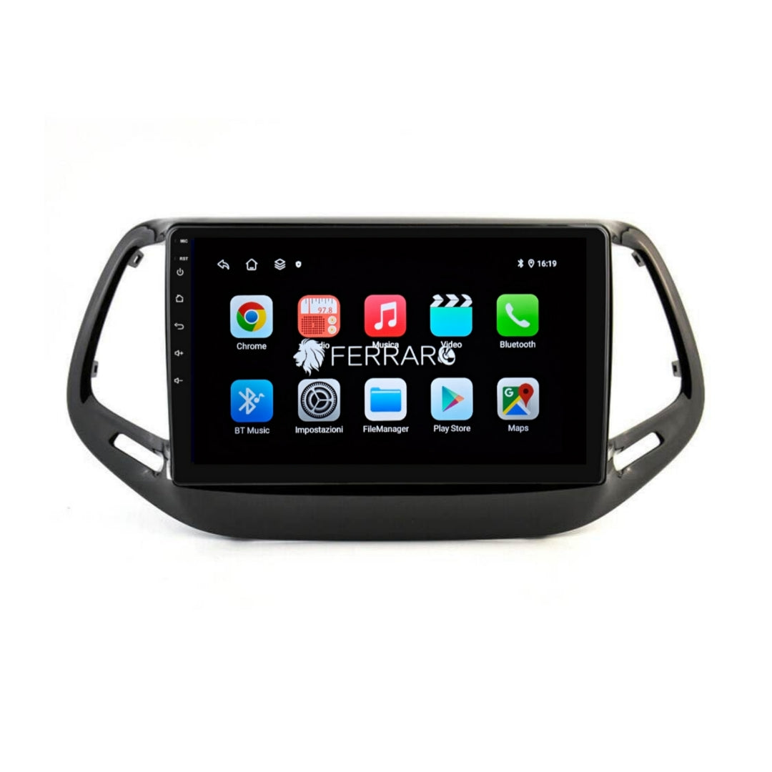 Autoradio per Jeep Compass 10.1" | Dal 2017 | Android | Bluetooth | CarPlay | Android Auto | 2GB/4GB/8GB Ram