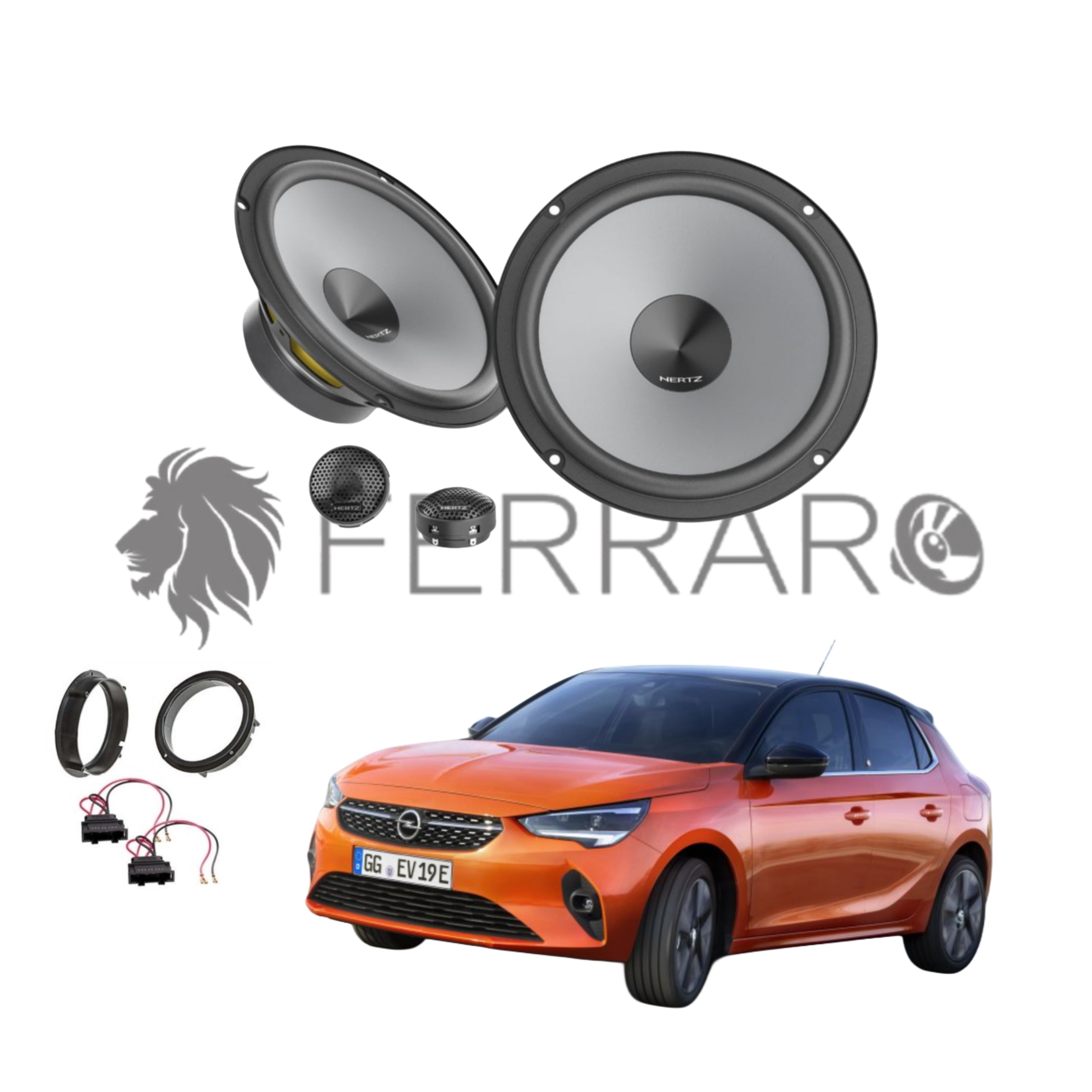 Hertz Kit 4 Casse | K 165 | Anteriori | Opel Corsa F dal 2019>