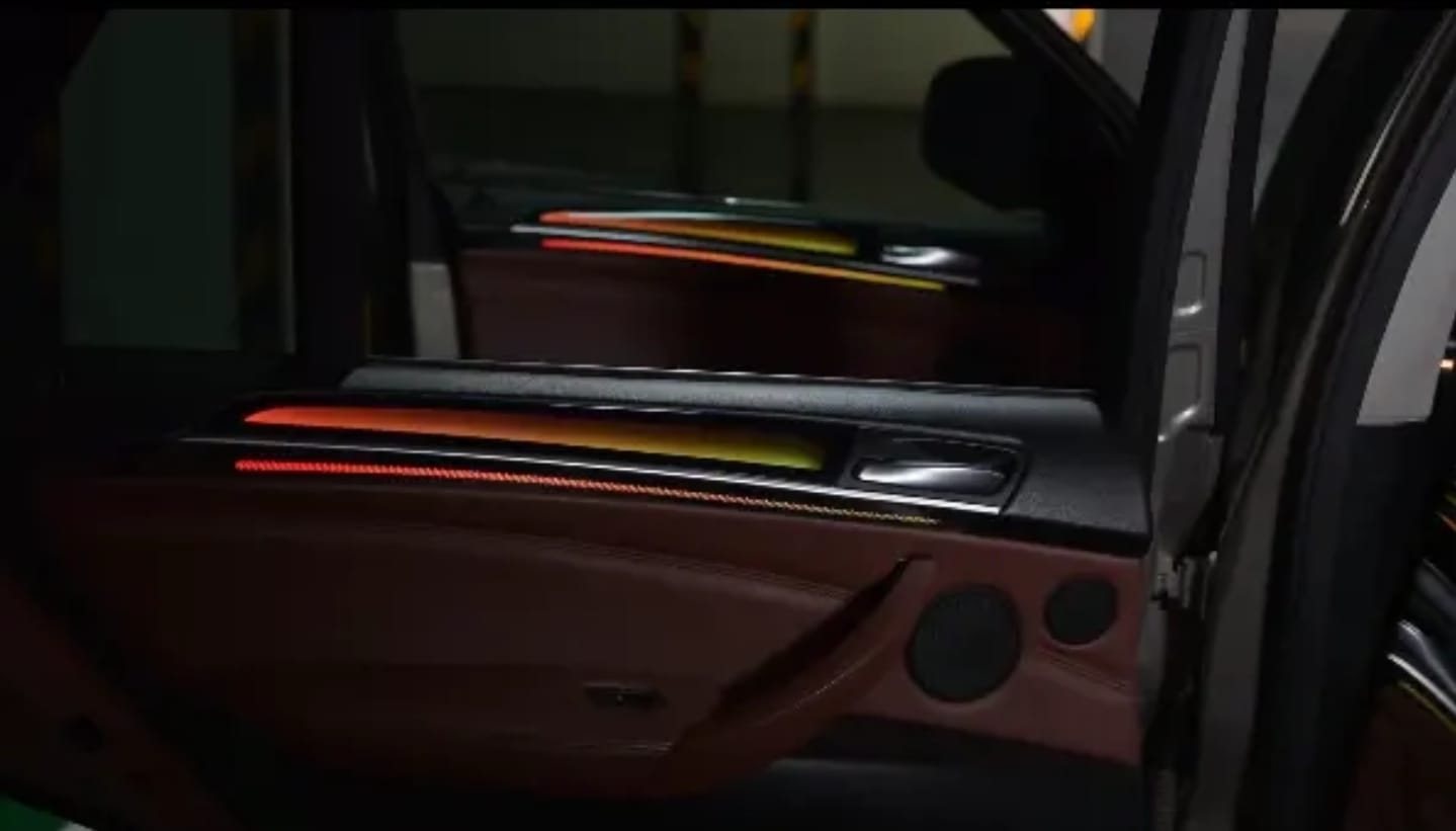 Ambient Light per BMW X5 E70 (2006-2013), 256 Colori RGB