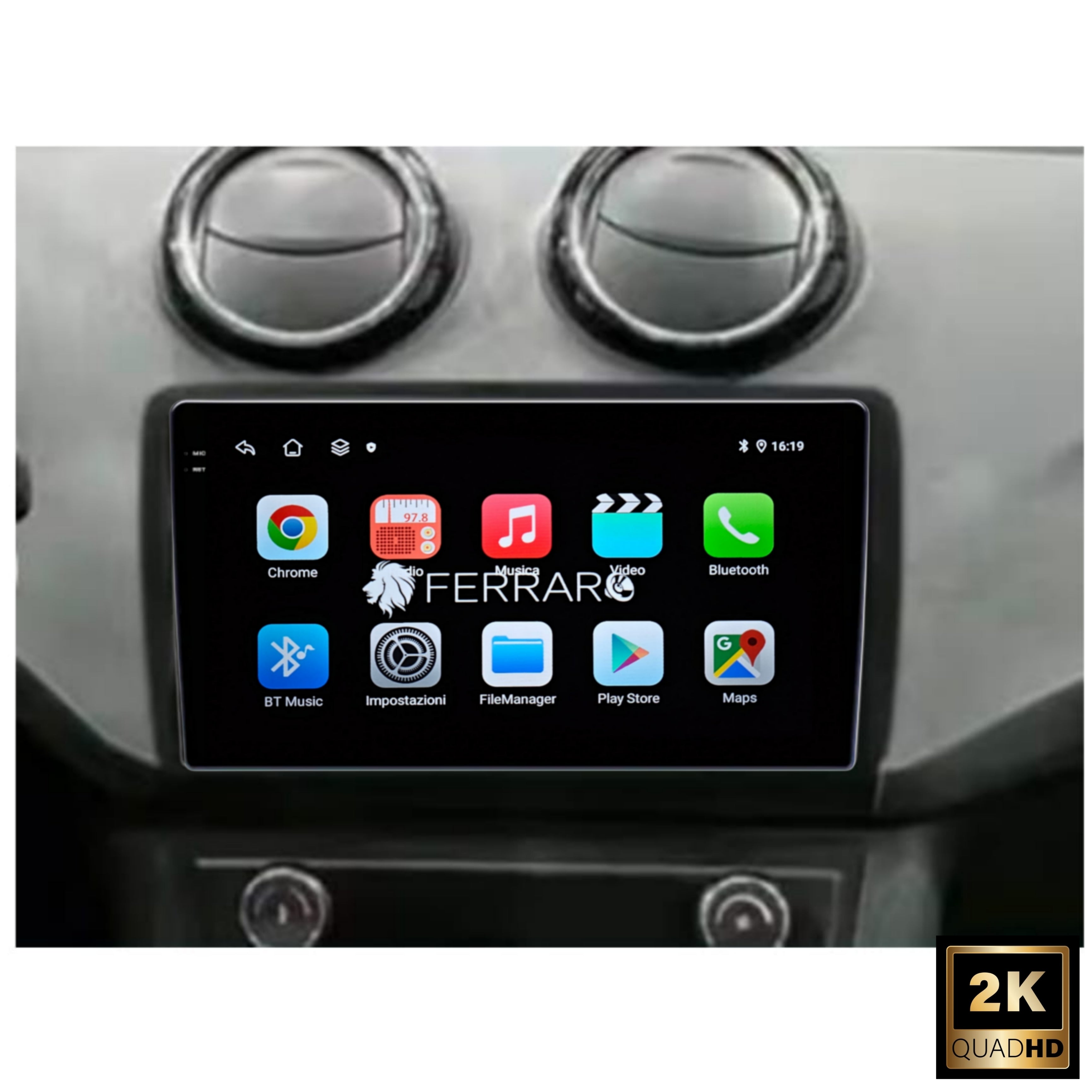 Autoradio per Seat Ibiza, Arona 9" 2K | 2017-2021 | Android | Bluetooth | CarPlay | Android Auto | 12/256GB Ram