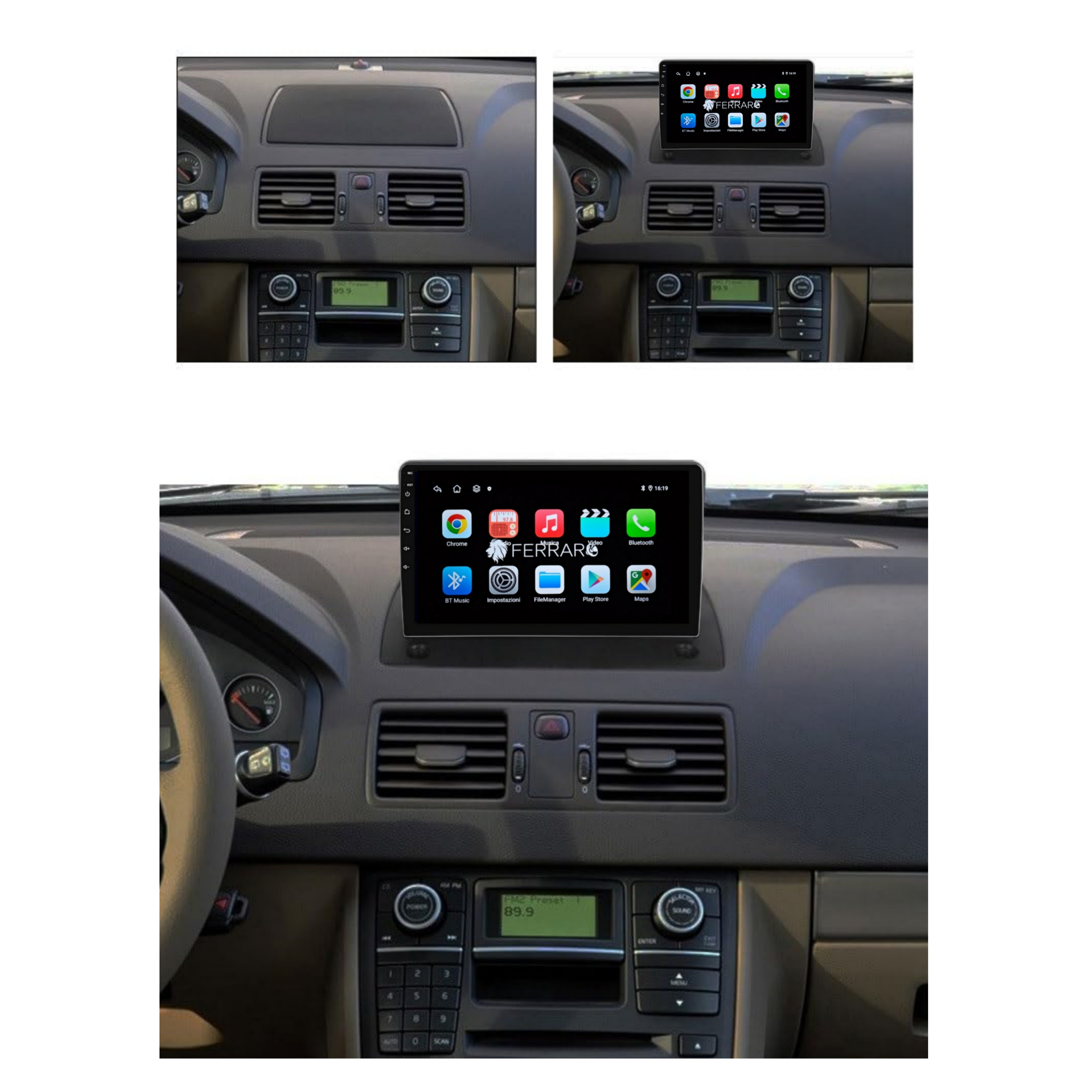 Autoradio per Volvo XC90 9" | 2004-2014 | Android | Bluetooth | CarPlay | Android Auto | 2GB/4GB/6GB/8GB Ram