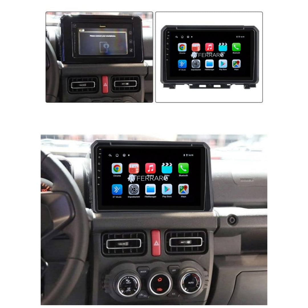 Autoradio per Suzuki Jimny JB64W 9" | 2018-2021 | Android | Bluetooth | CarPlay | Android Auto | 2GB/4GB/6GB/8GB Ram
