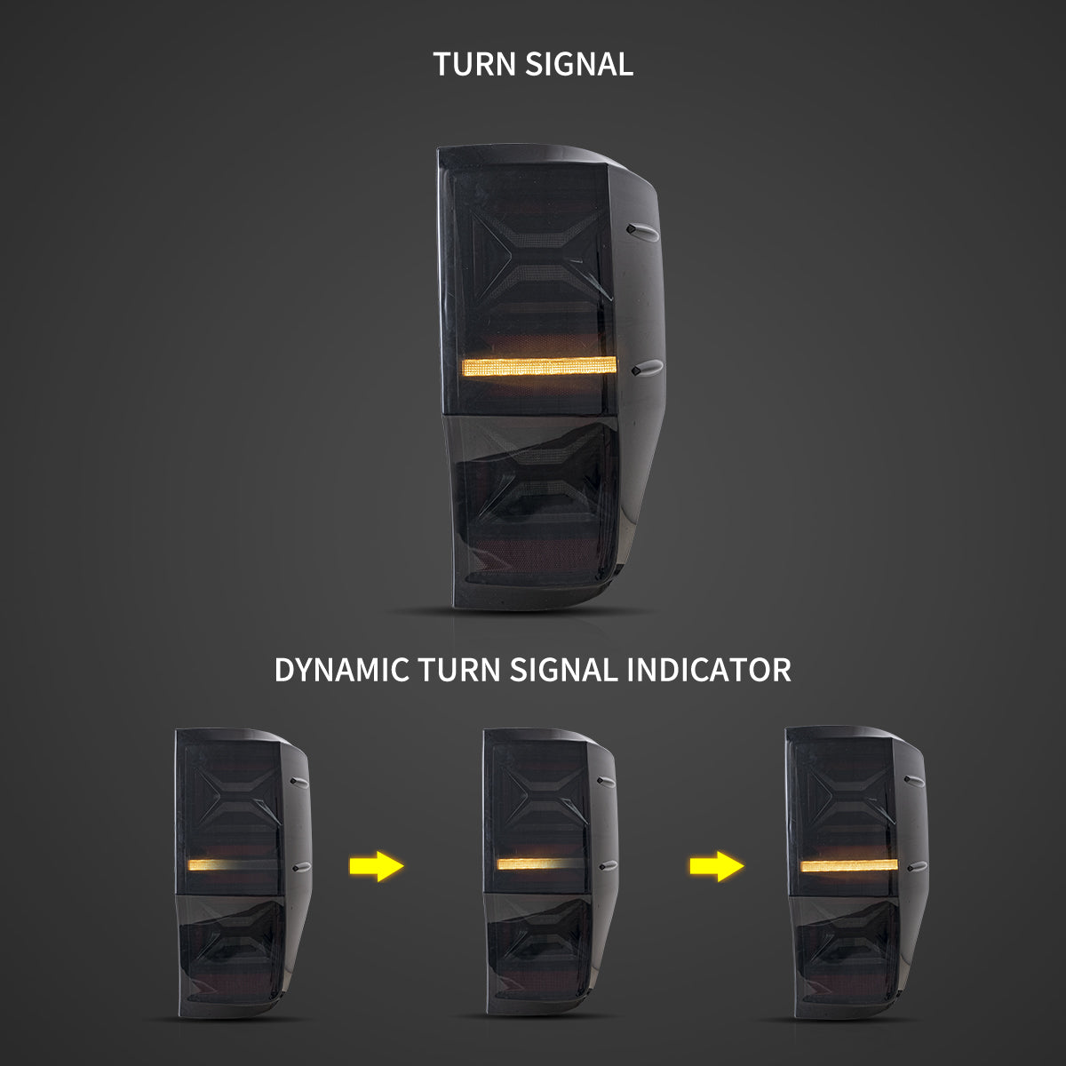 Fanali Posteriore Completo per Ford Ranger 1ª Serie (2012-2022) a LED