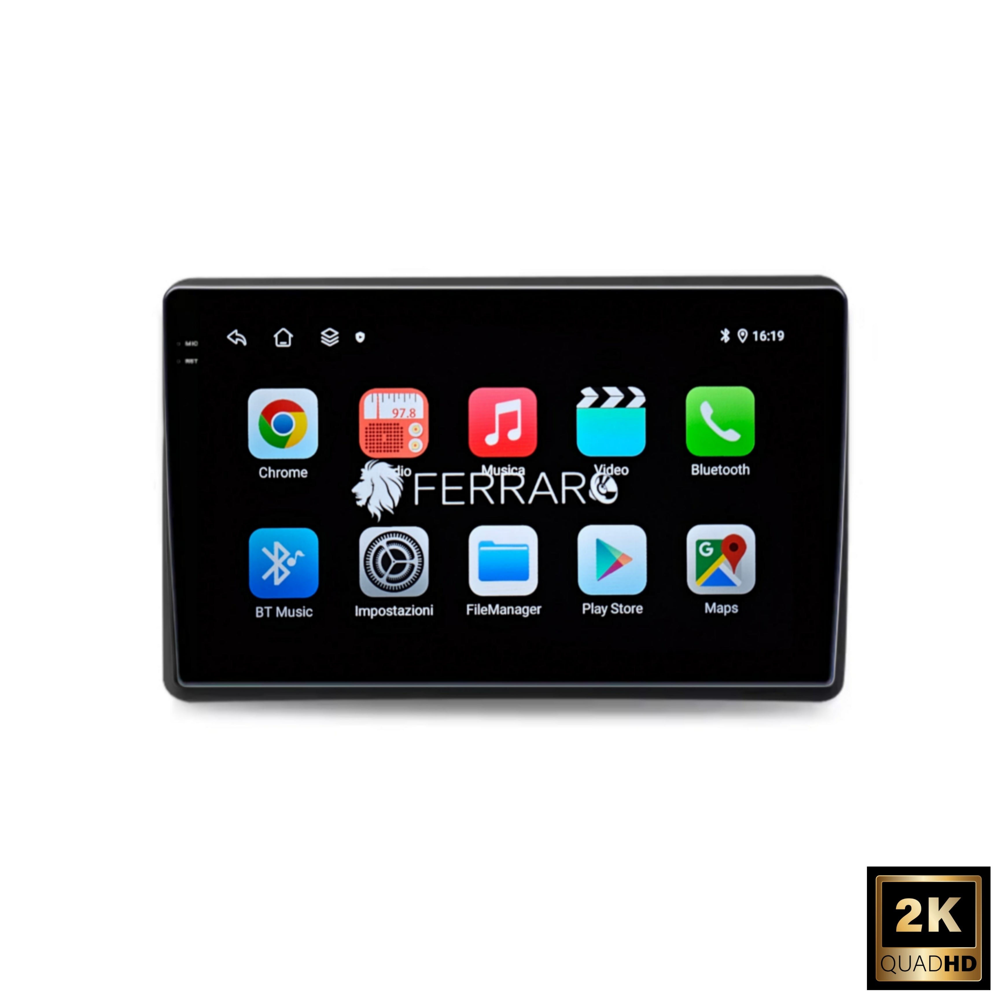 Autoradio per Renault Master | Nissan NV400 | Opel Movano 2 10.1" 2K | 2009-2021 | Android | Bluetooth | CarPlay | Android Auto | 4/64GB Ram