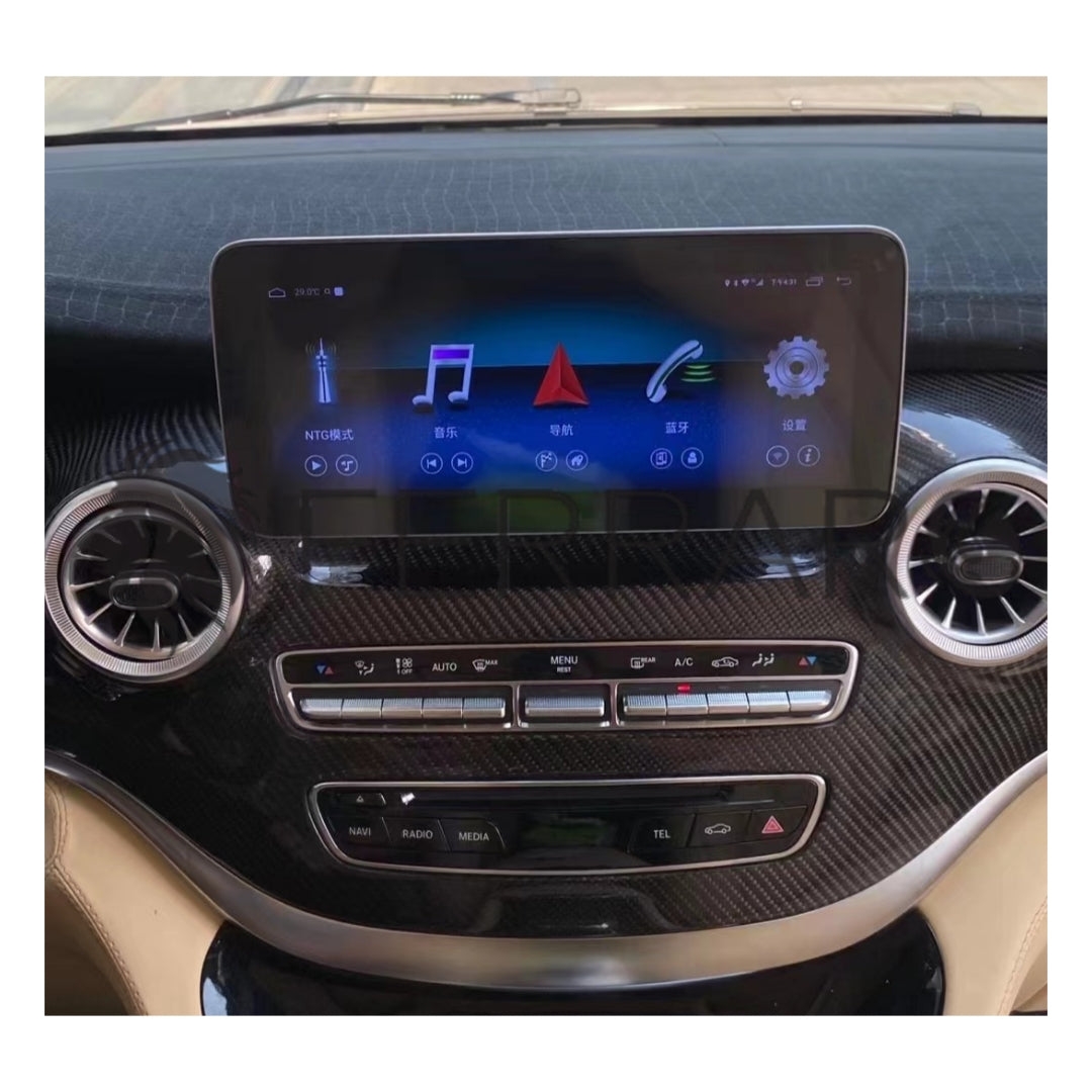 Autoradio per Mercedes Classe V W447, V260, V250, V220 12.3" | 2014-2021 | Android | Bluetooth | CarPlay | Android Auto | 4/64GB Ram