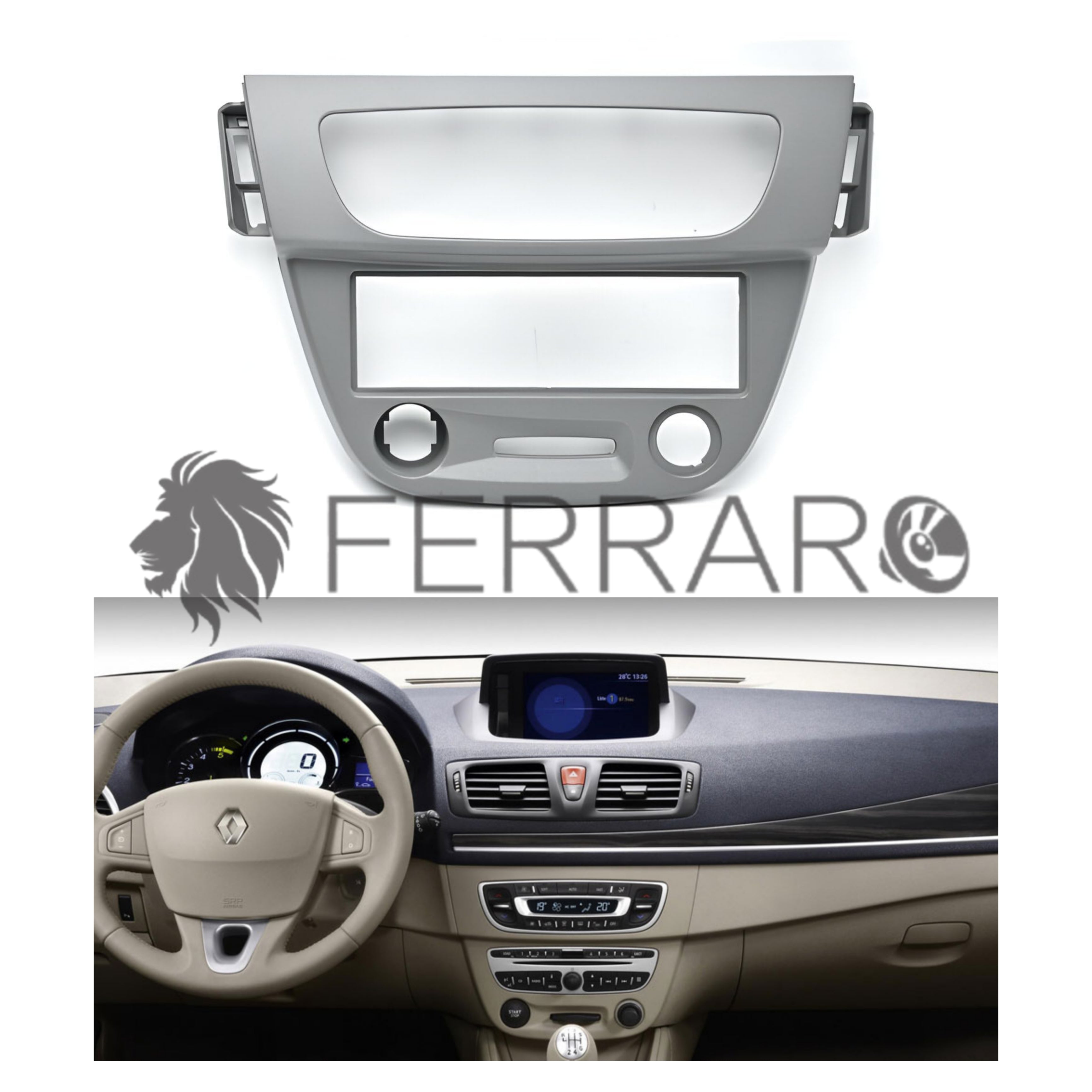 Mascherina 1DIN | Renault Megane III dal 2009>