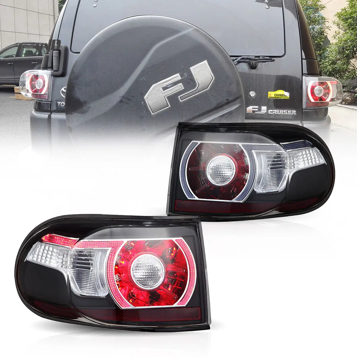 Fanali Posteriore Completo per Toyota FJ Land Cruiser (2007-2014) a LED