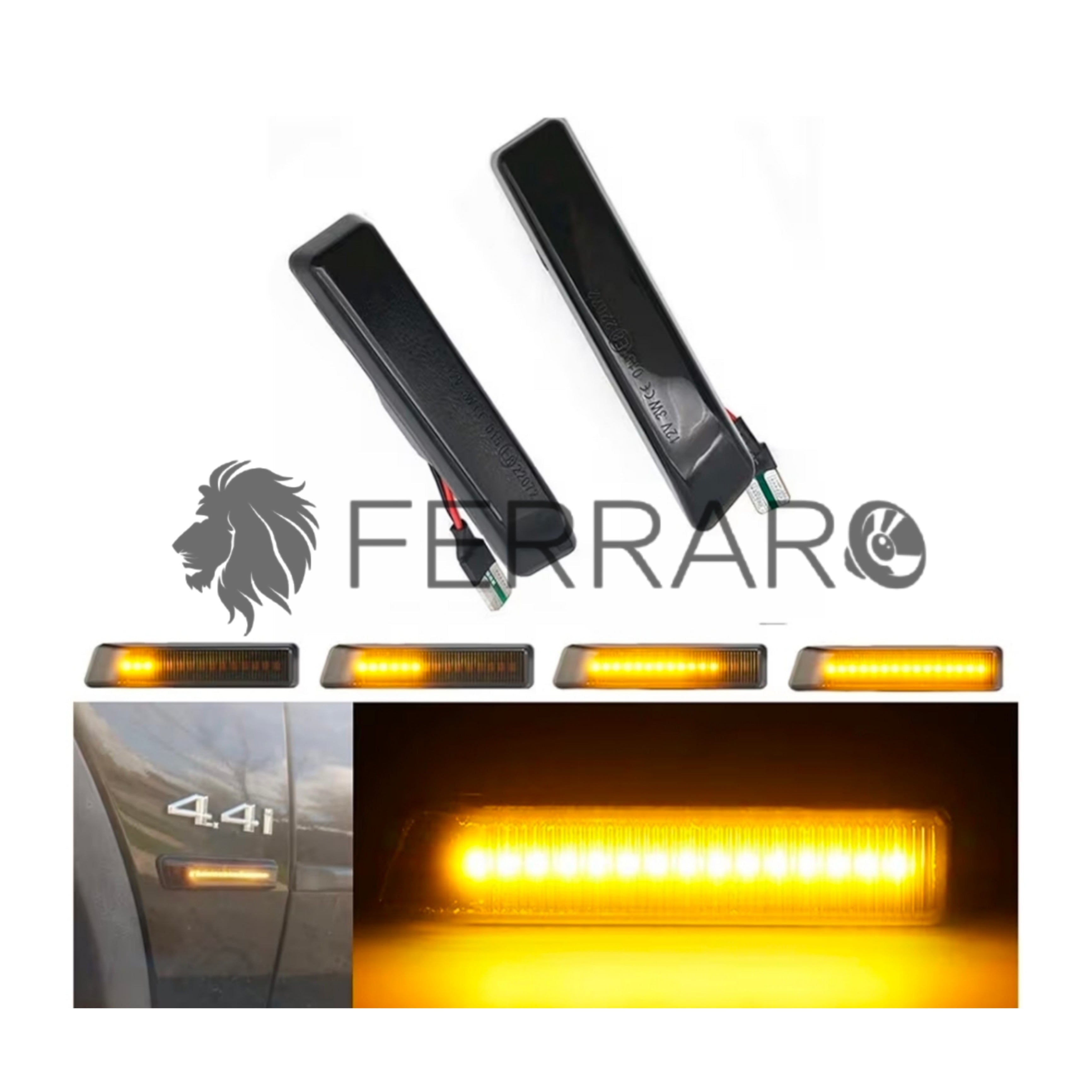 Indicatore Direzione Led per BMW Serie 3 E36, X5 E53 (1999-2006), Plug and Play