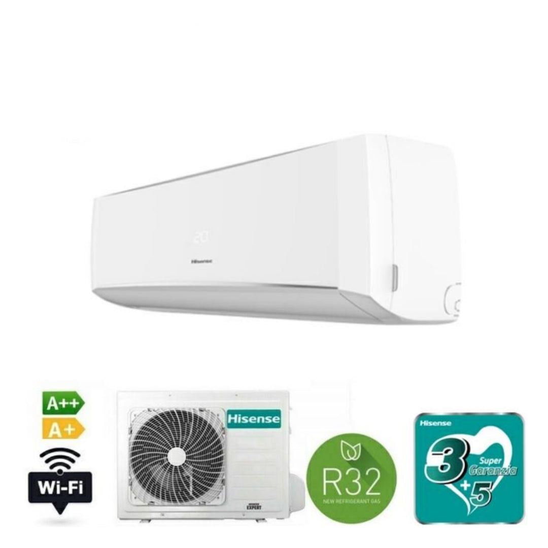 Hisense Condizionatore | 9000BTU A++/A+, Halo, Wifi, CBYR0906G/CBYR0906W