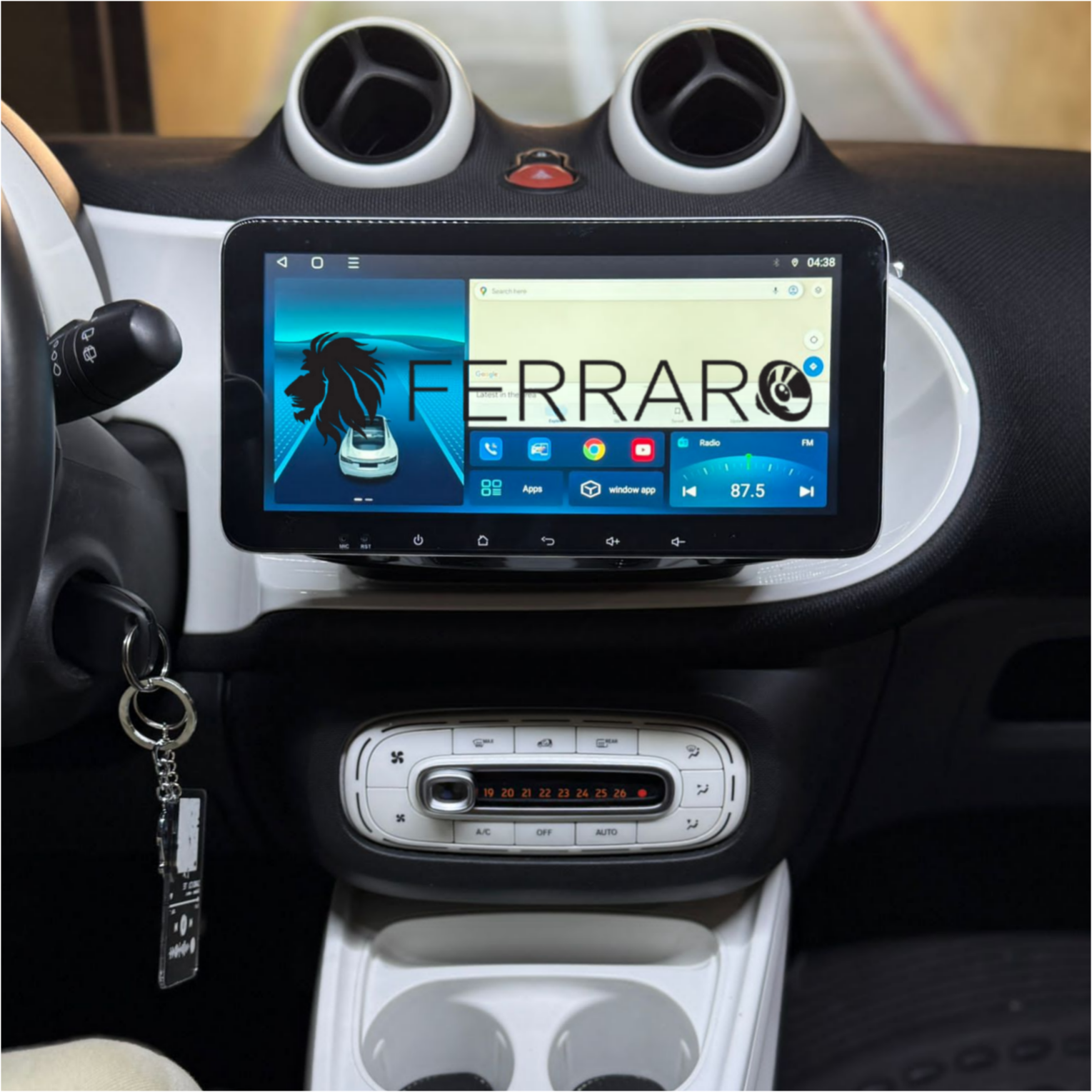 Autoradio per Smart 453 10.35" | 2014-2020 | Android | Bluetooth | CarPlay | Android Auto | 2/32GB Ram