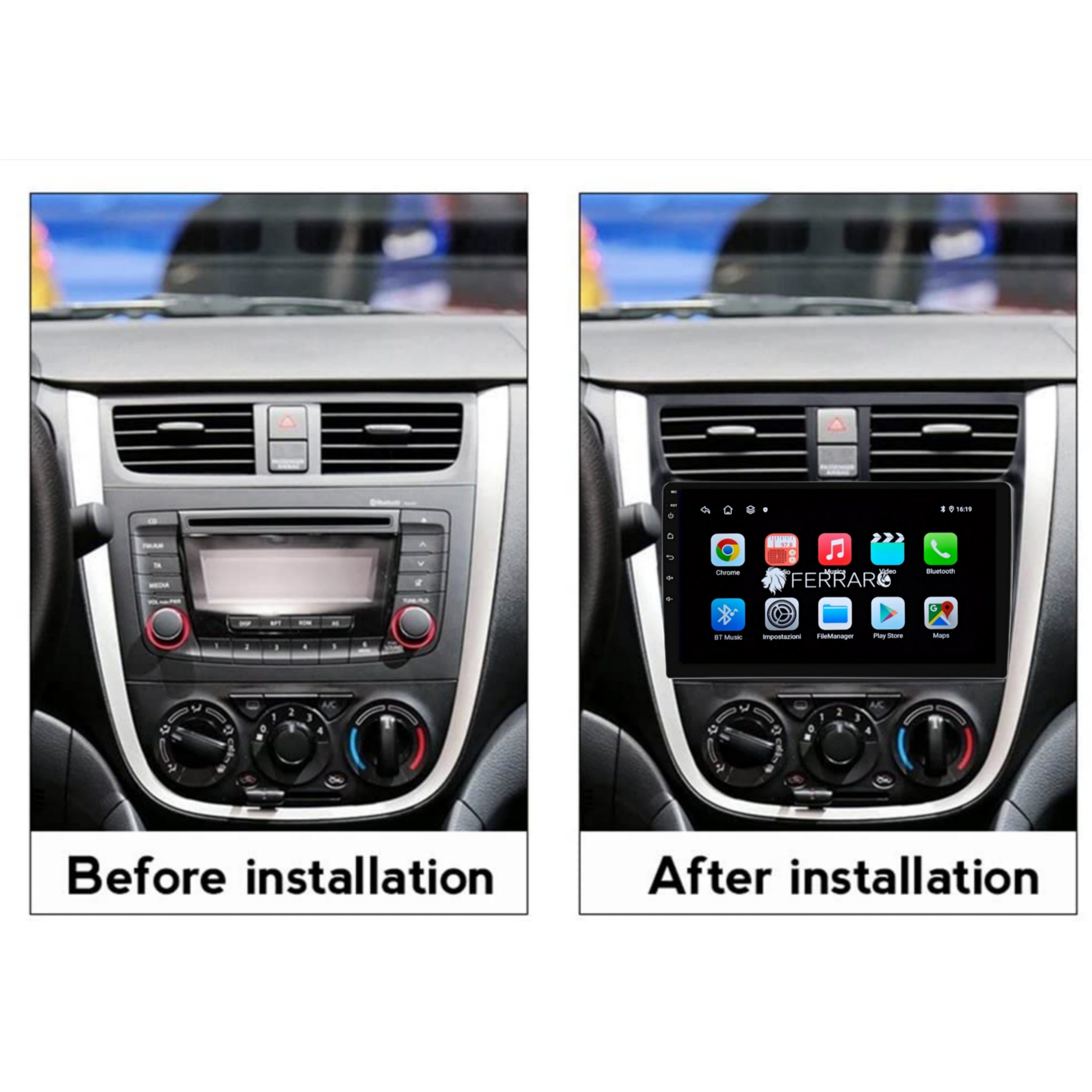 Autoradio per Suzuki Celerio, Cultus 9" | 2014-2021 | Android | Bluetooth | CarPlay | Android Auto | 2GB/4GB/6GB/8GB Ram
