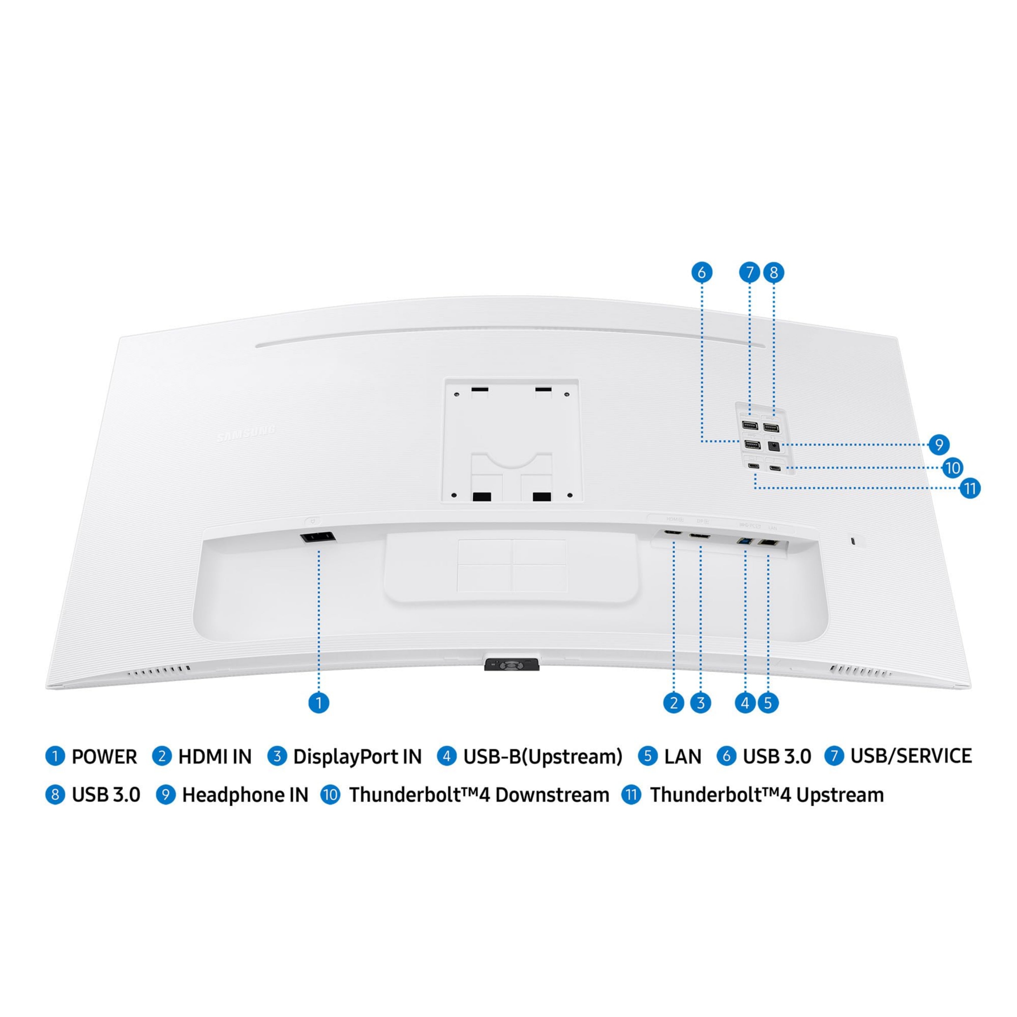 Samsung Monitor Ufficio 34" Curvo | LS34C650TAUXEN | 3440x1440p | 100Hz/5ms