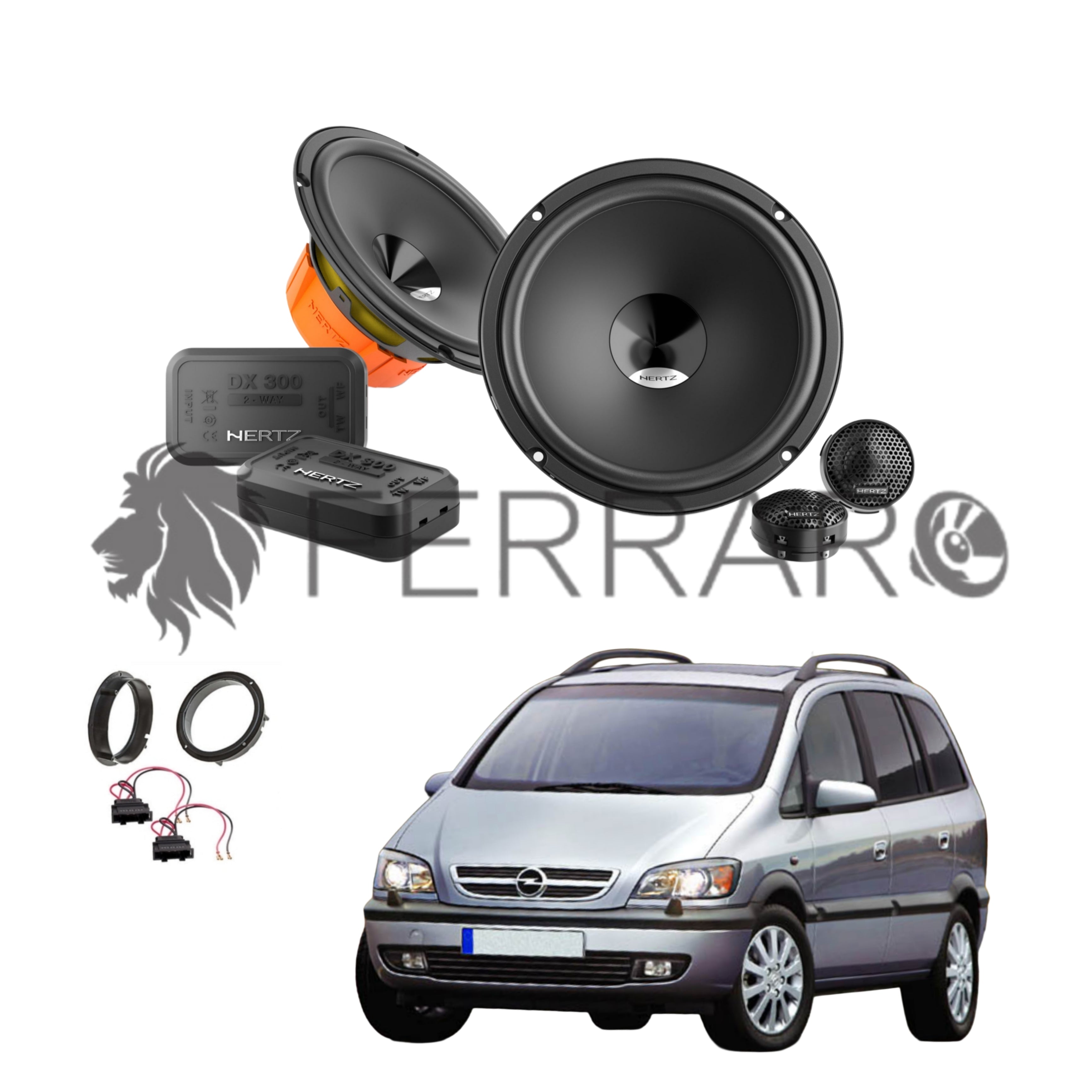 Hertz Kit 4 Casse | DSK 165.3 | Anteriori | Opel Zafira A (1999-2005)
